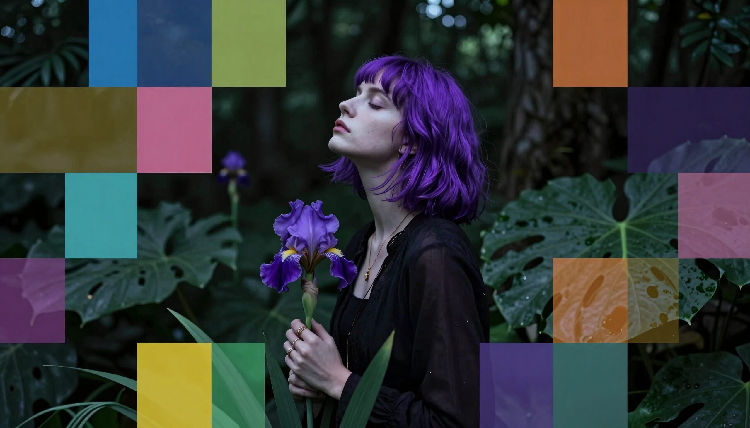 Serene Moment in Vibrant Nature