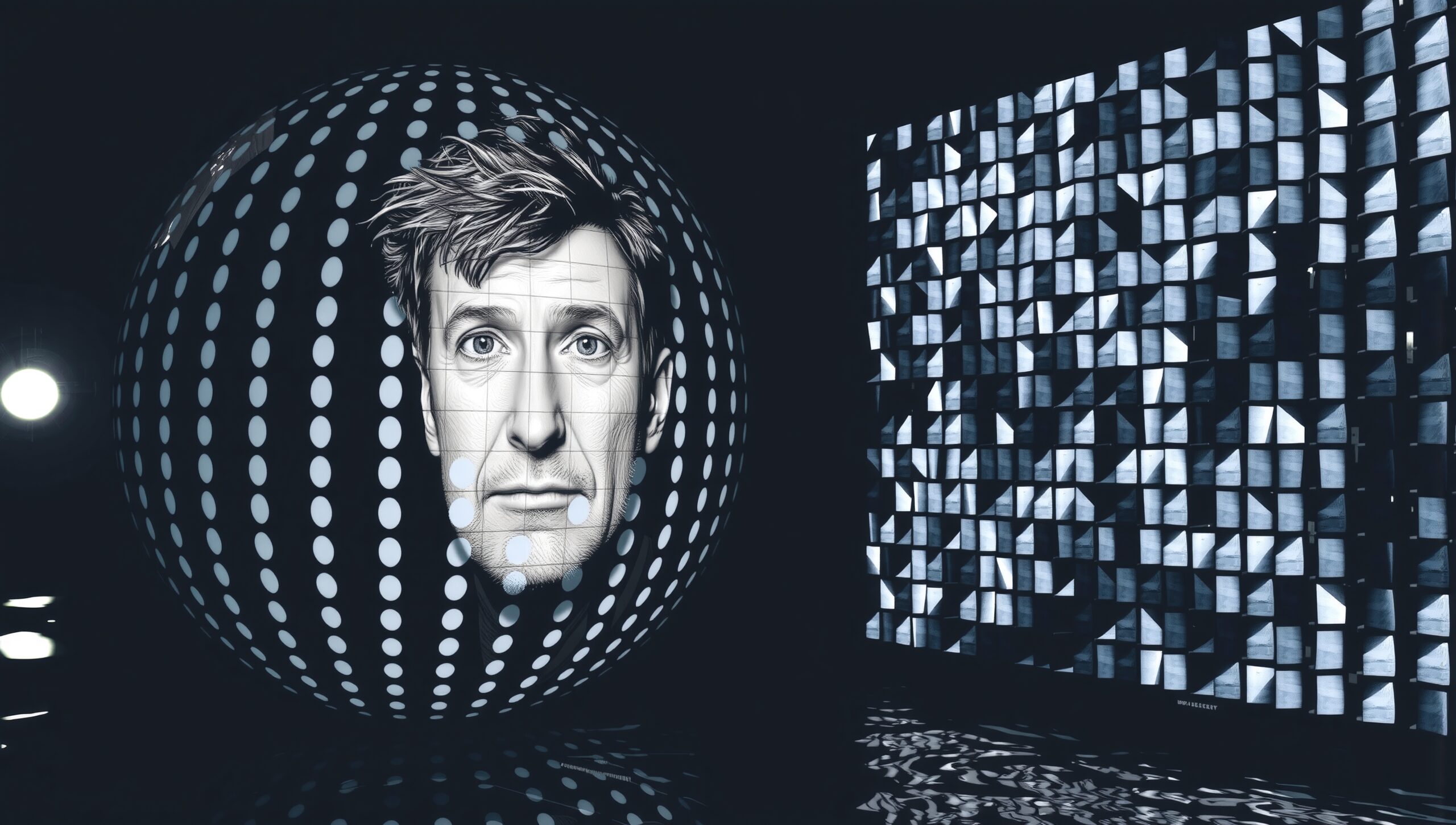 Futuristic Digital Human Sphere