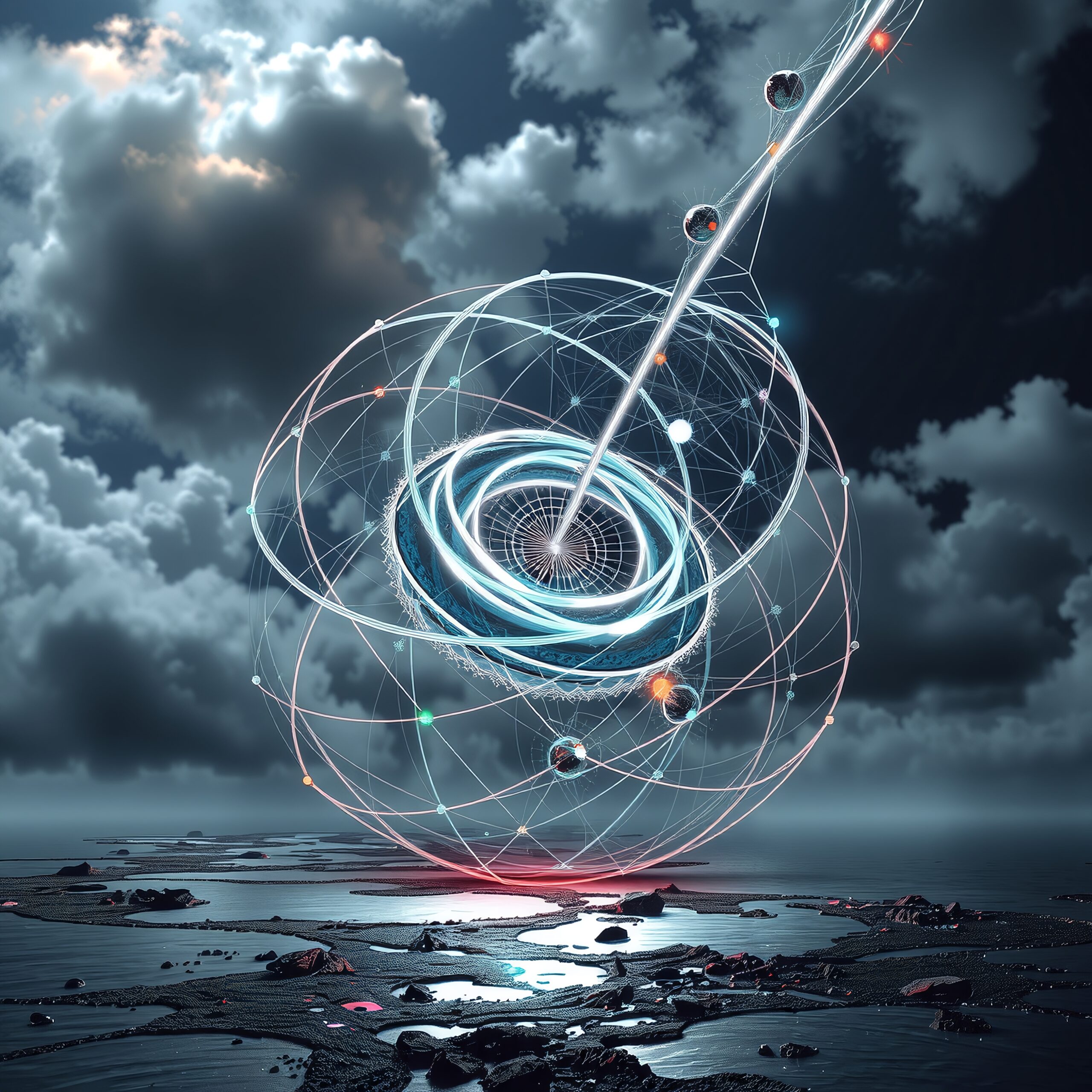 Futuristic Celestial Energy Device