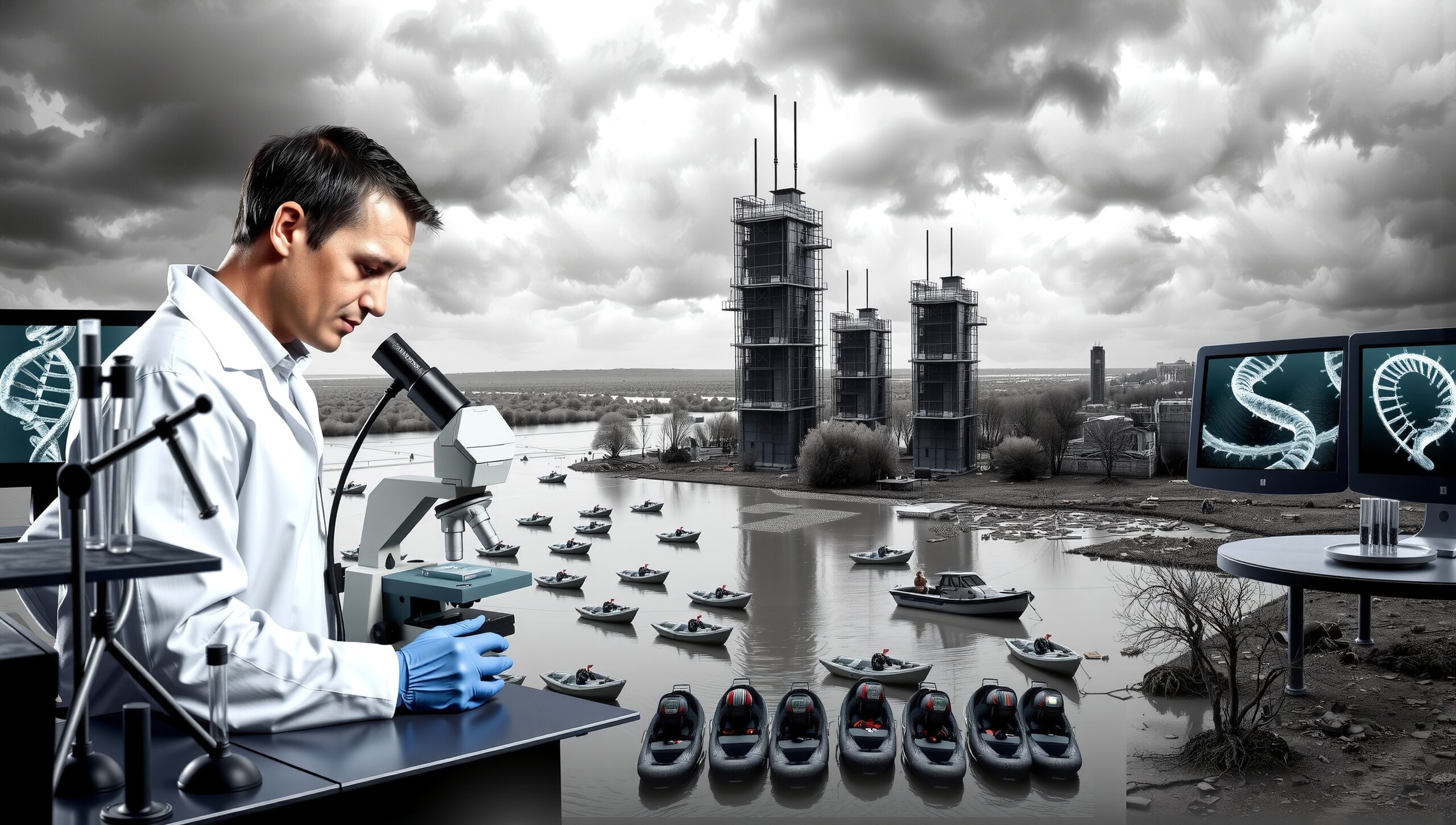 DNA Science Nature Technology Boats