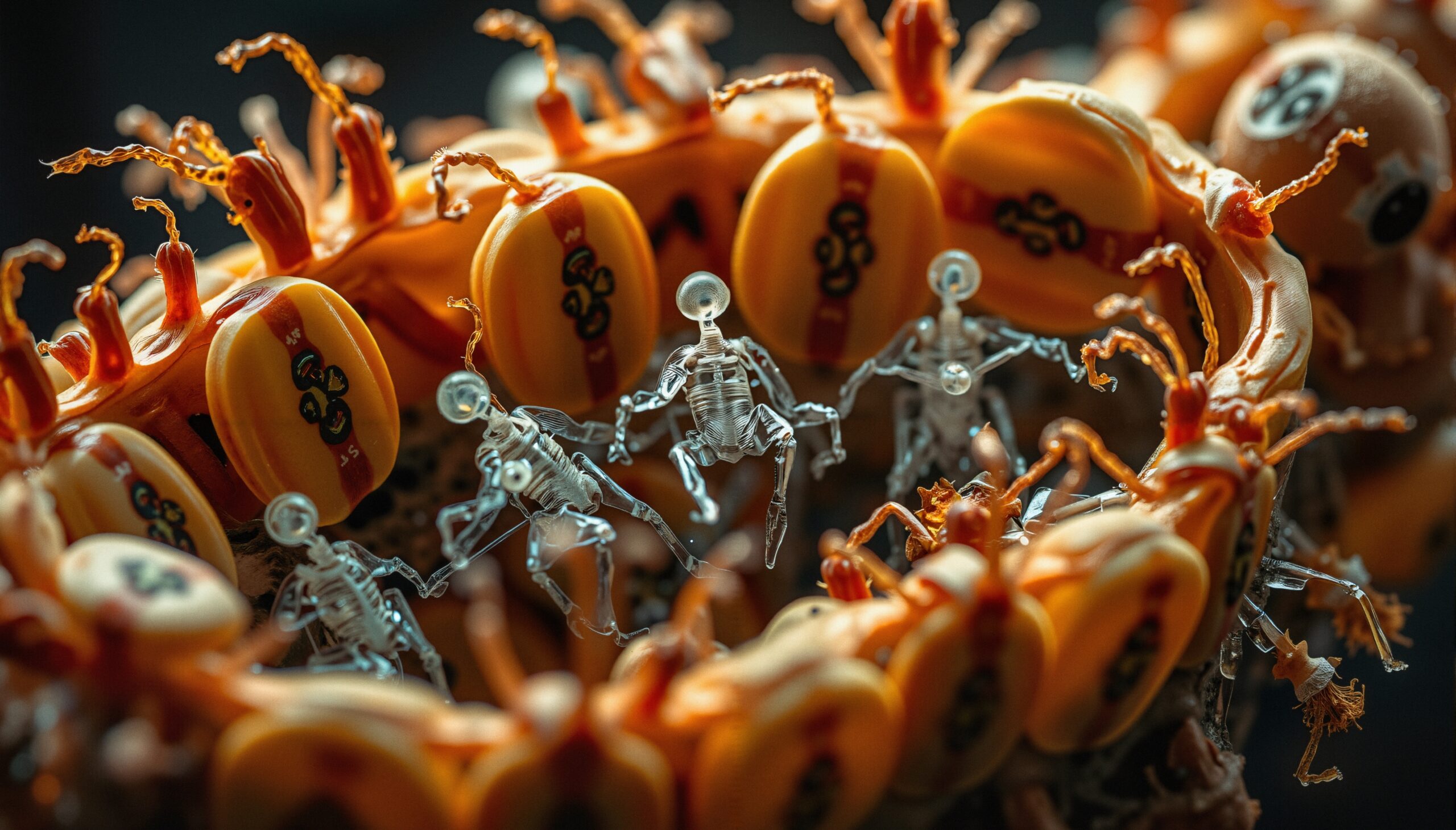 Intricate Futuristic Robotic Scene