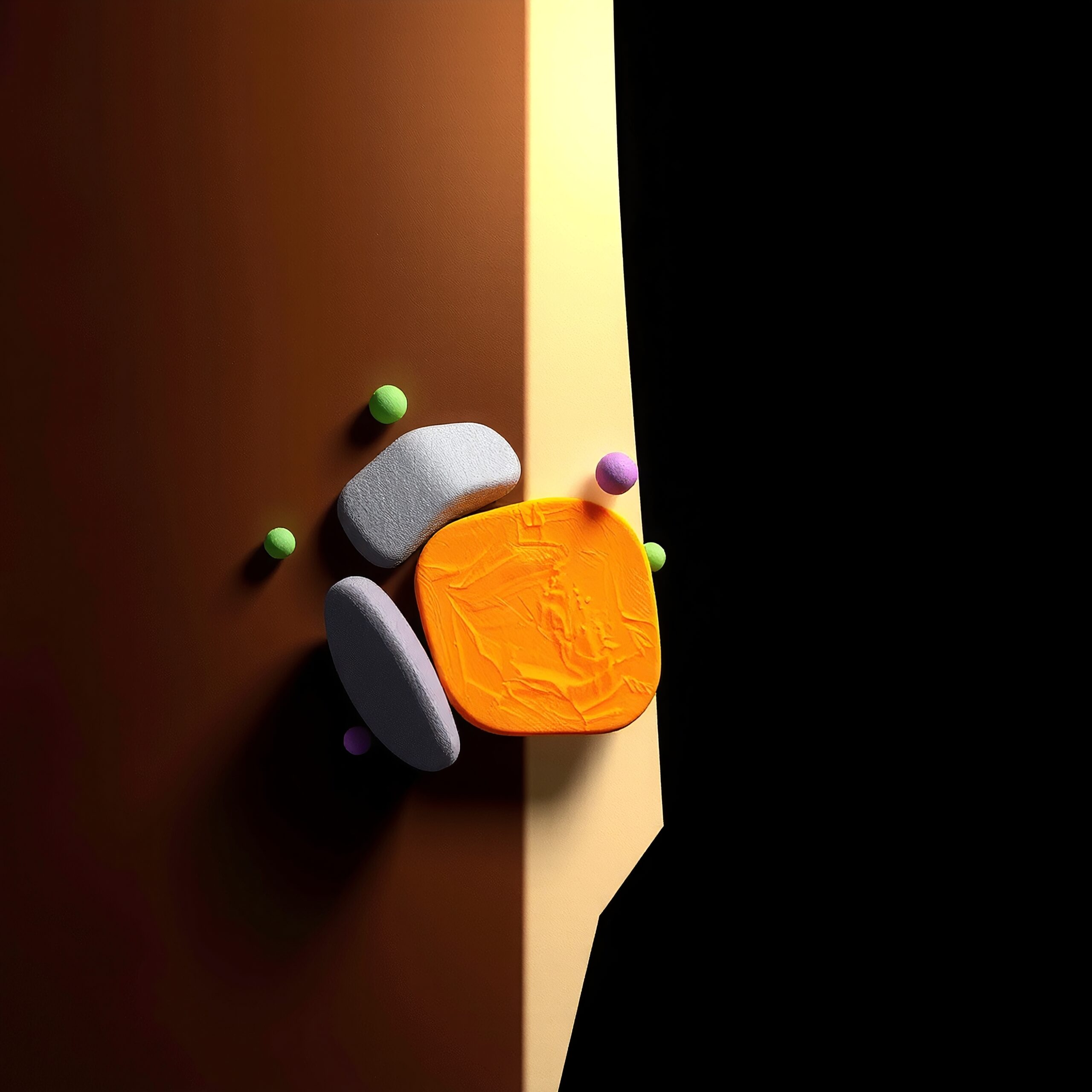 Abstract Geometric Art Composition