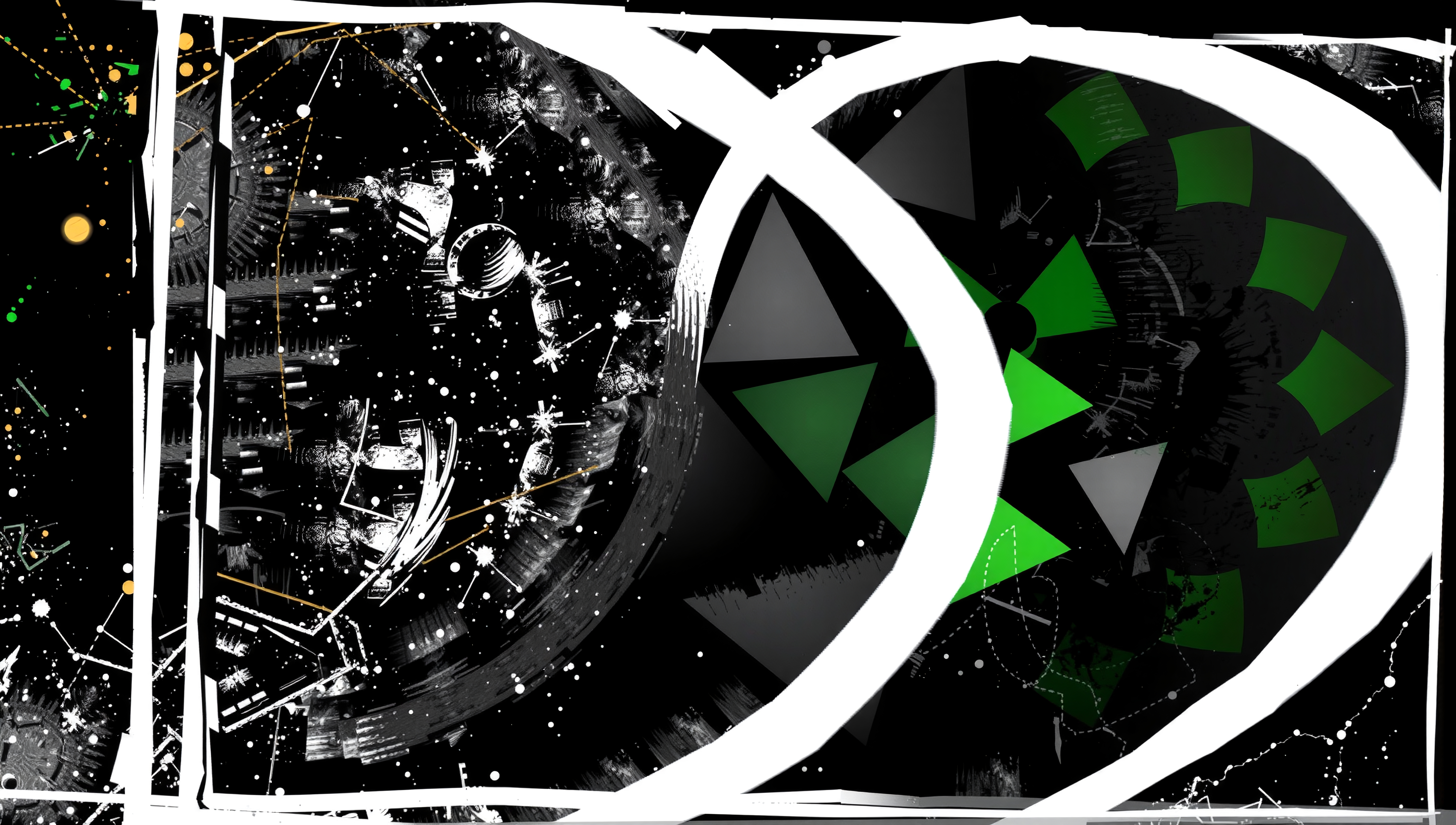 Galactic Abstract Art Design