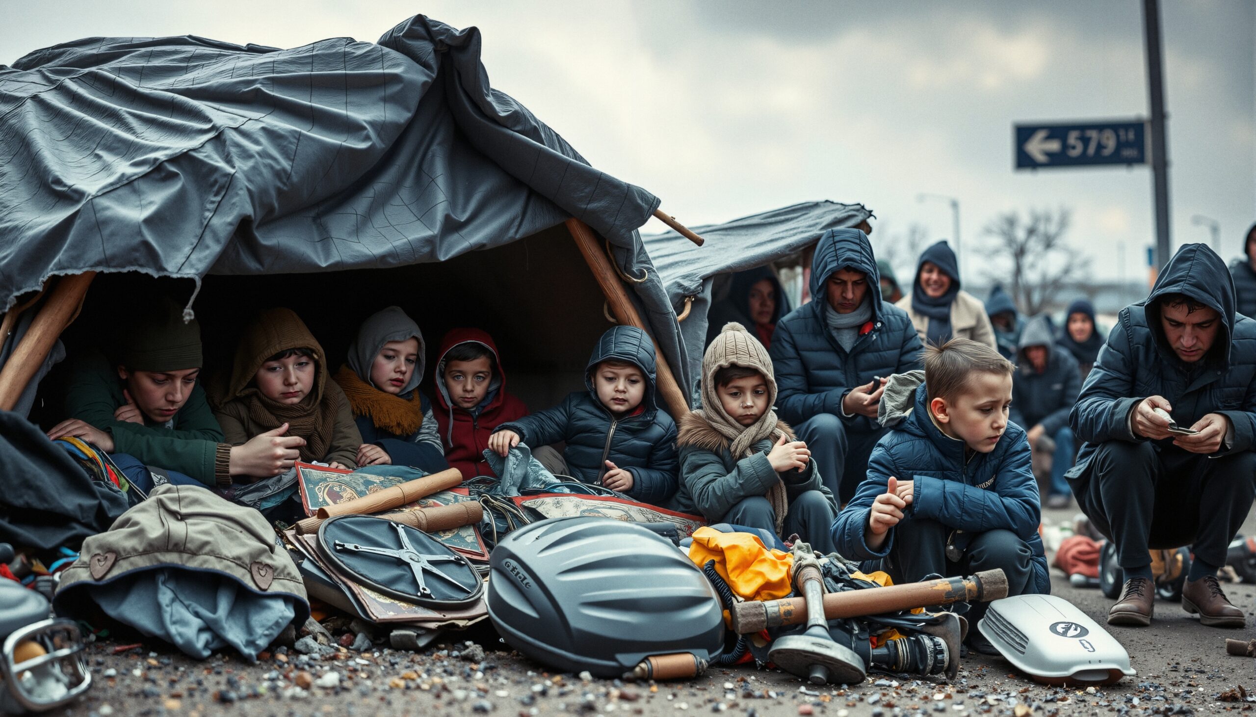 Temporary Shelter in Cold Weather