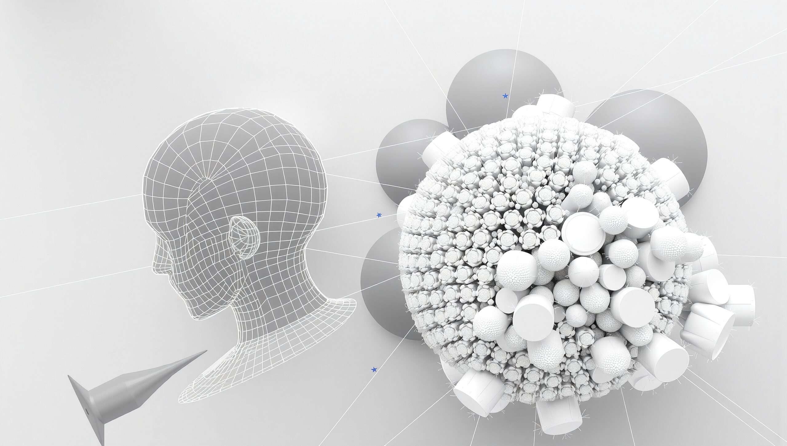 Futuristic Abstract Digital Sphere