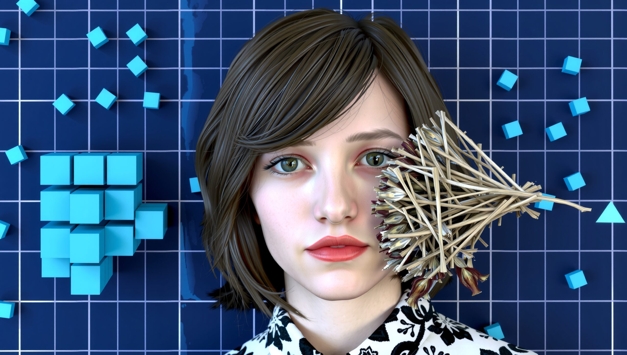 Digital Art of Woman’s Face