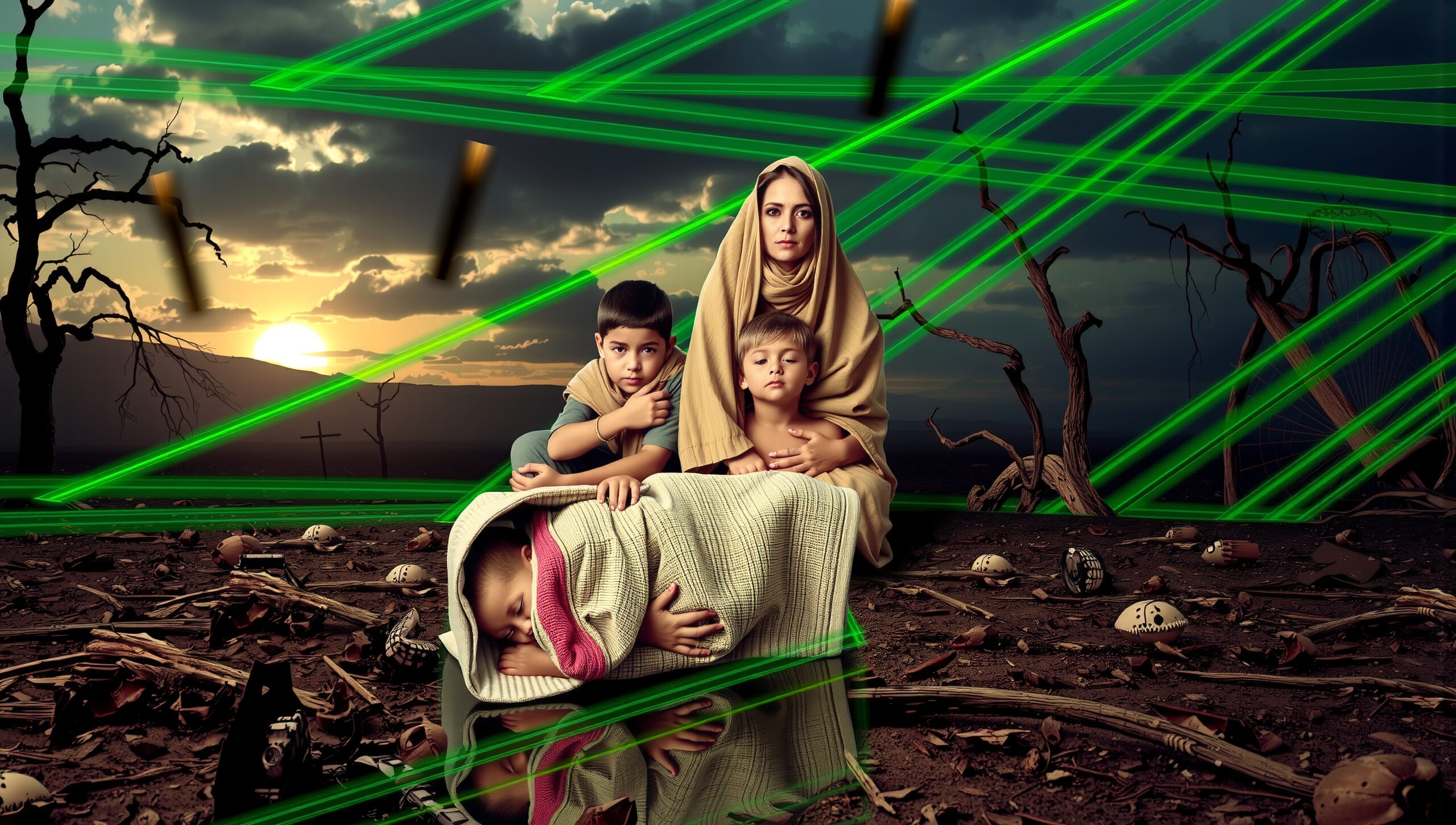 Family in a Symbolic Landscape