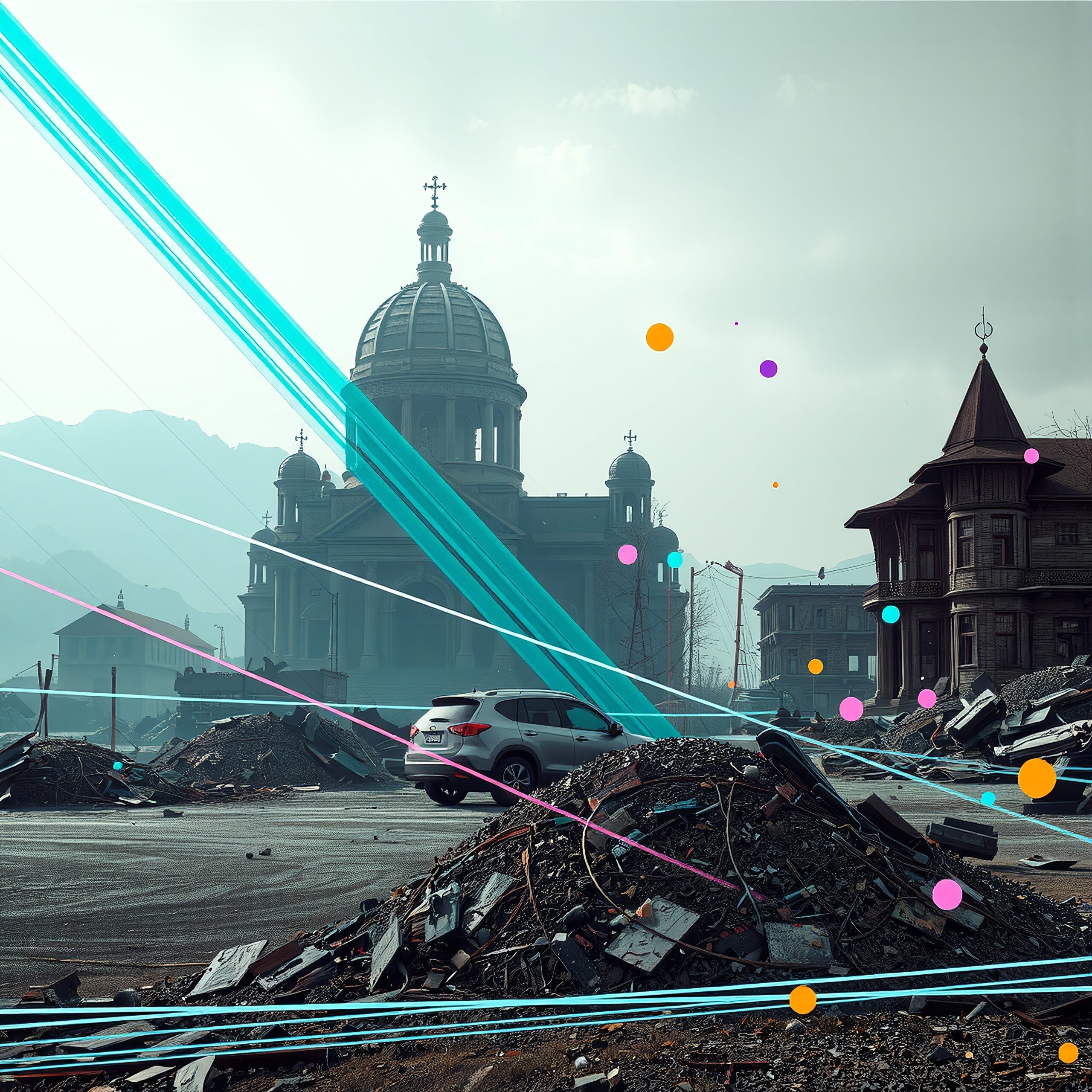 Post-apocalyptic City with Augmentation