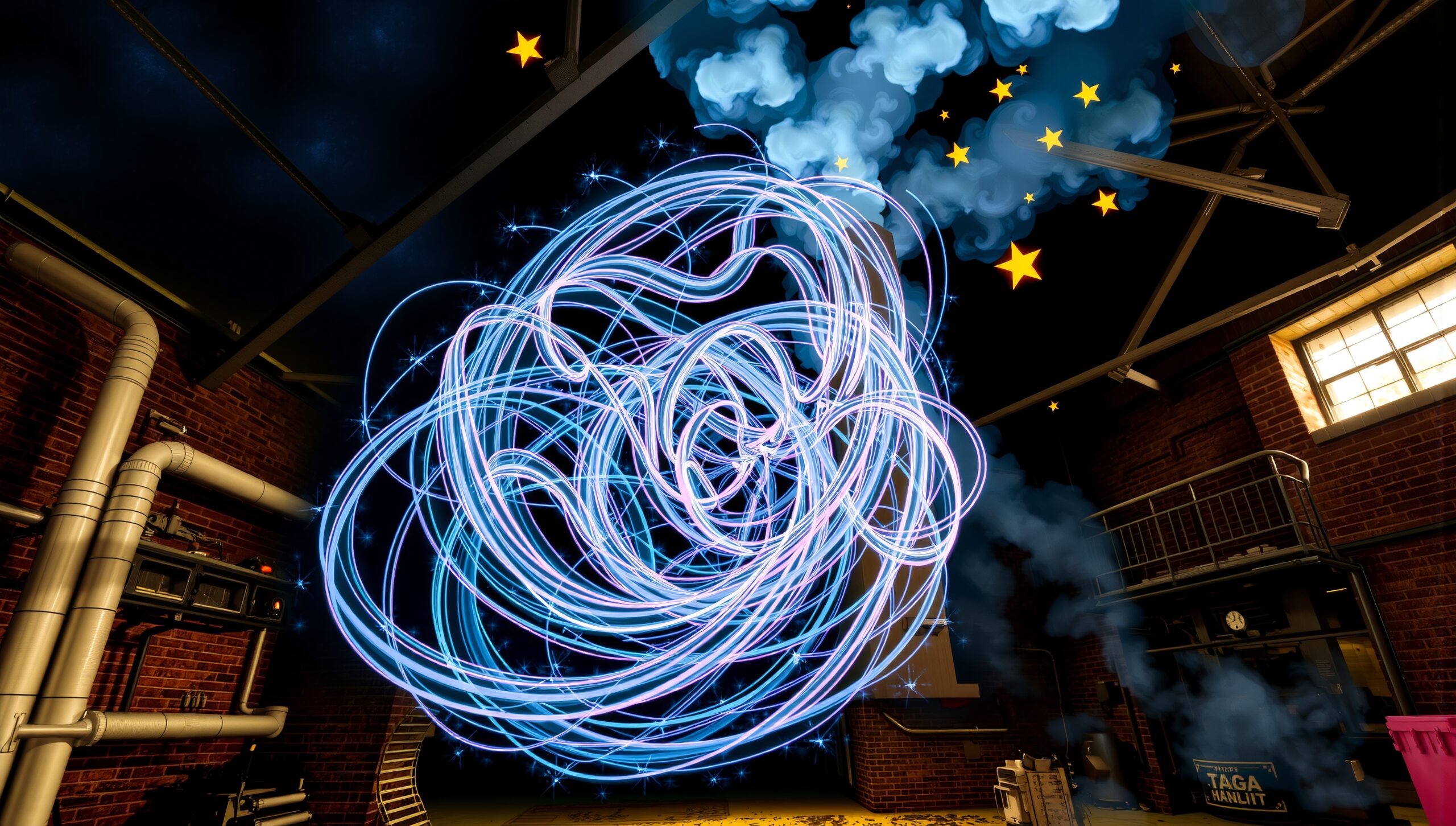 Magical Light Factory Illusion