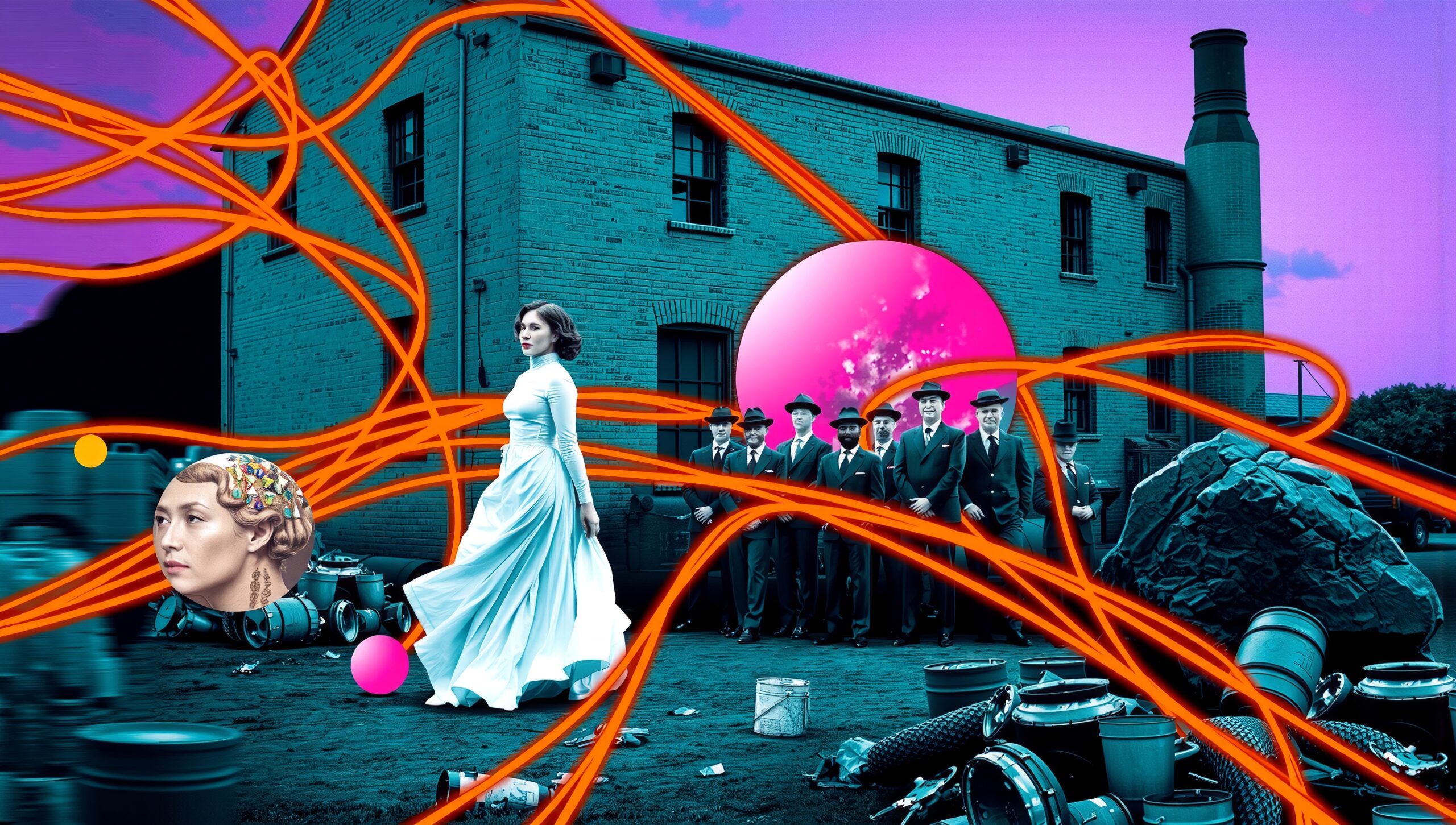 Retro meets surrealism in artwork