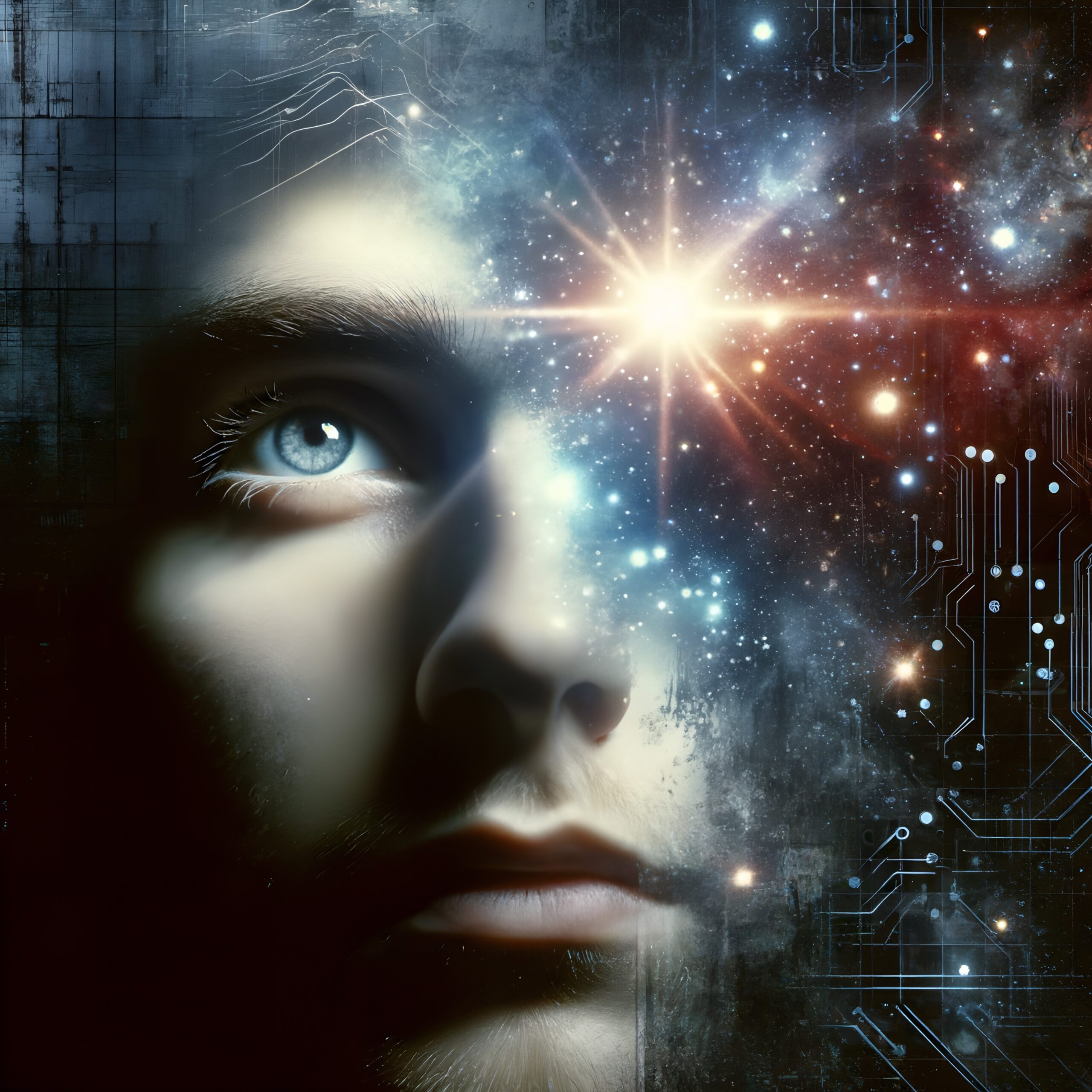 Digital Head in the Stars