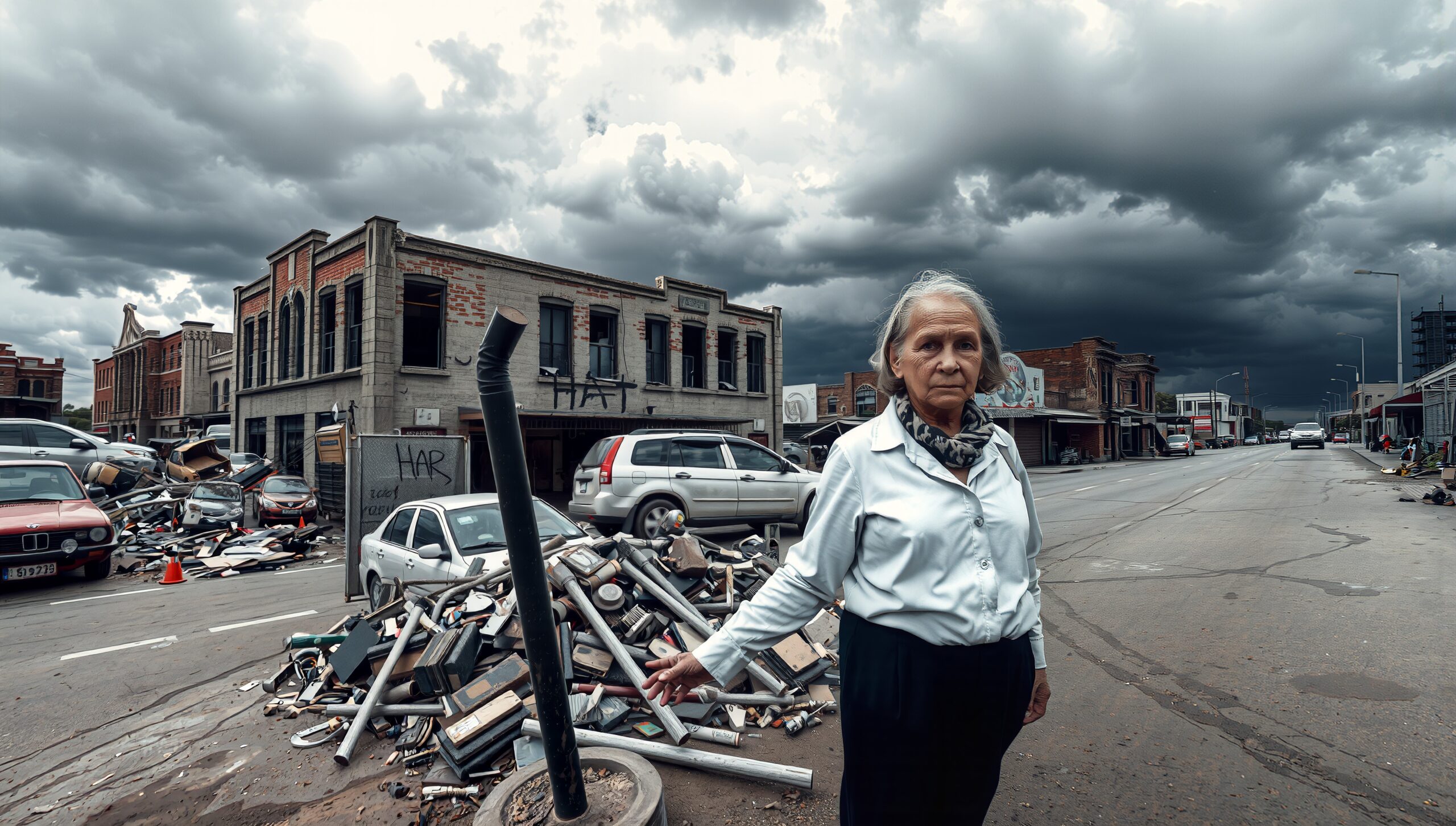 Desolation in an Abandoned Town