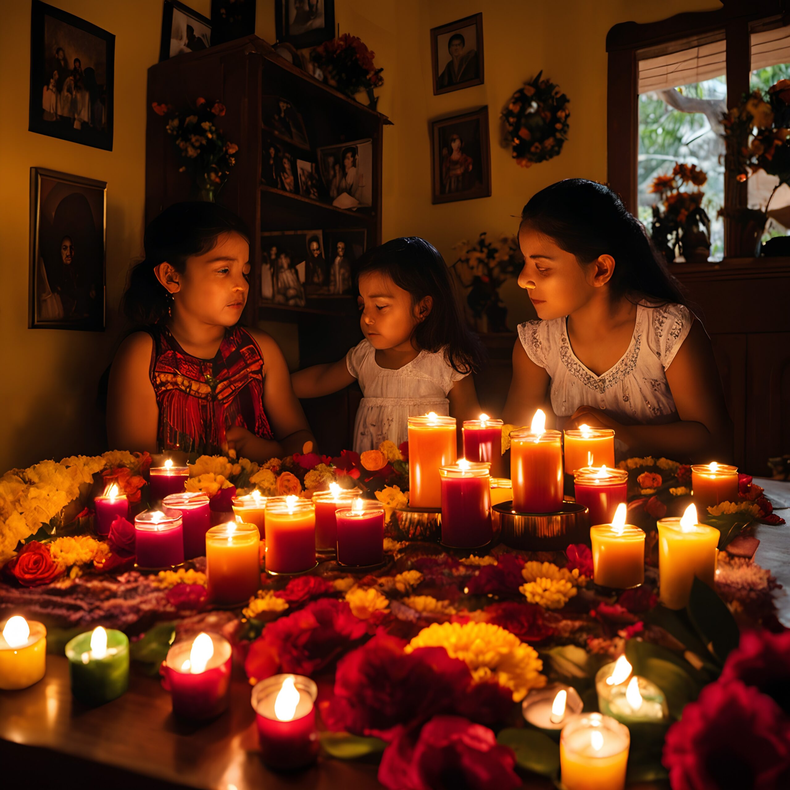Candles Lit in Warm Remembrance