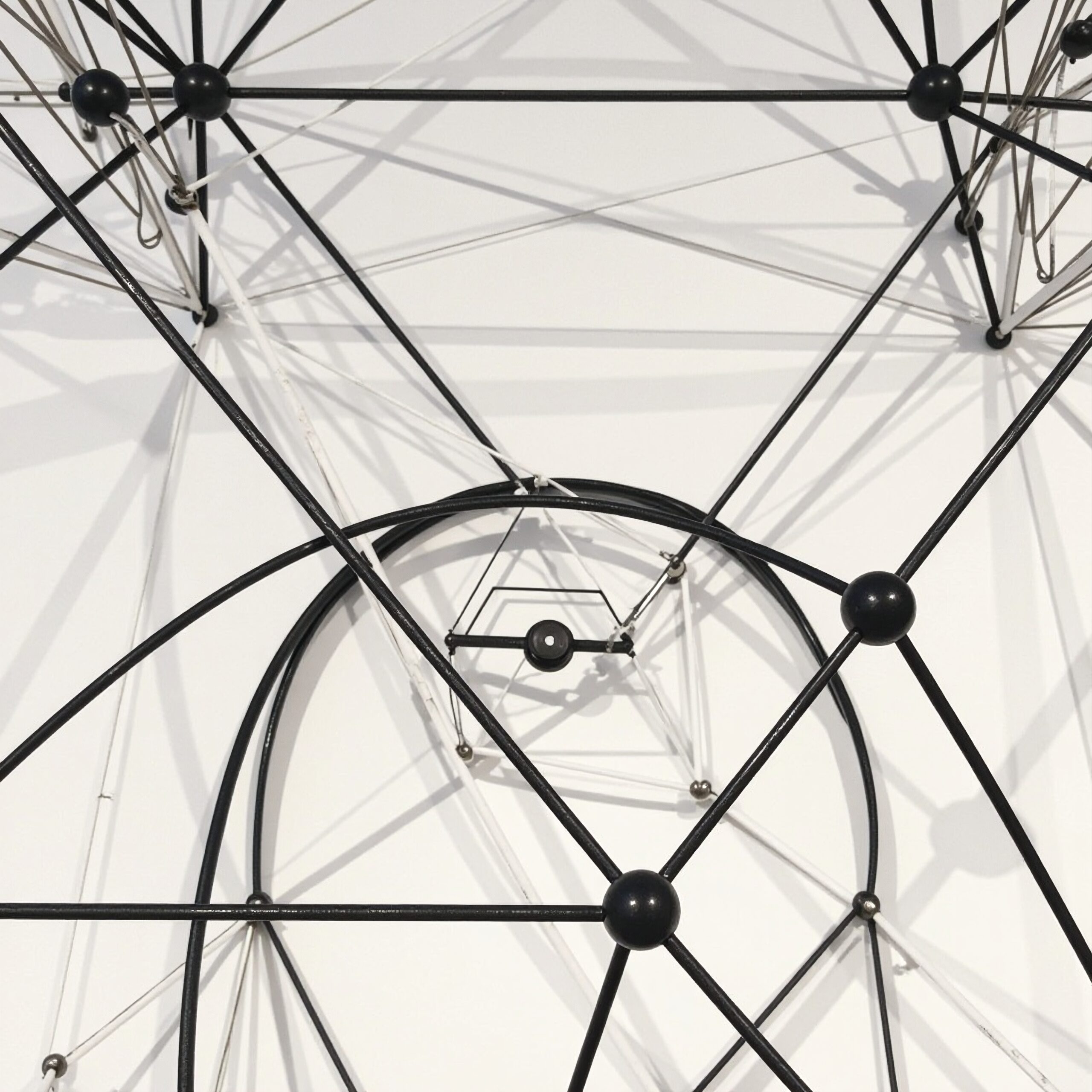 Intricate Geometric Metal Structure
