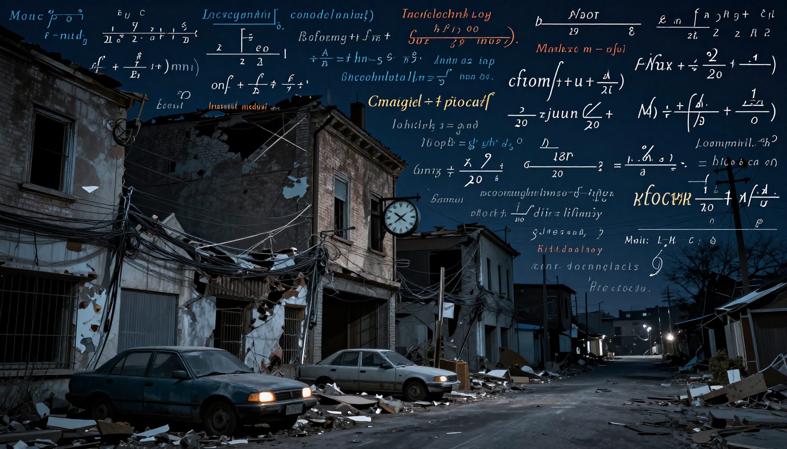Equations Above Abandoned Urban Decay