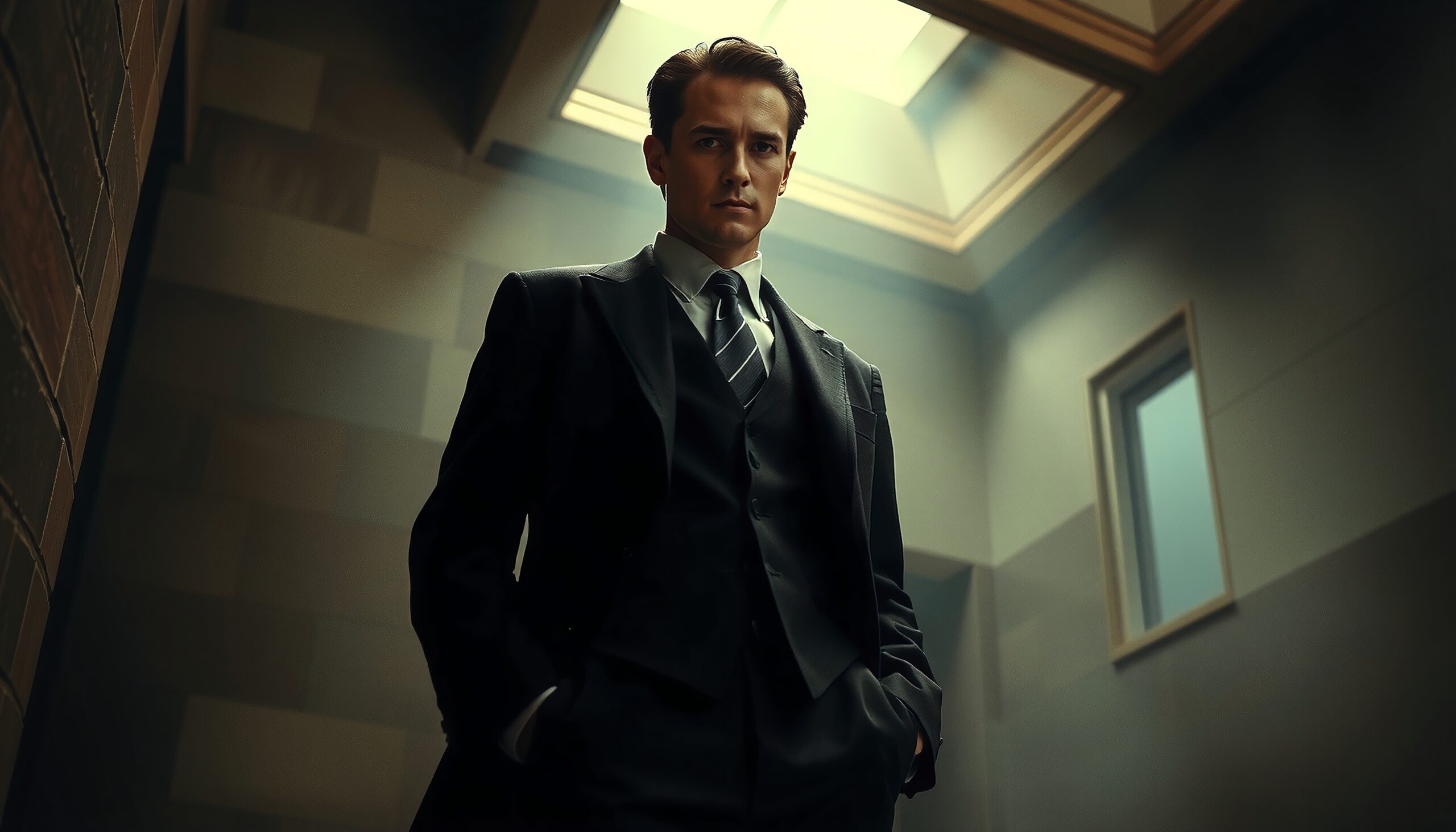 Confident Man in Stylish Setting