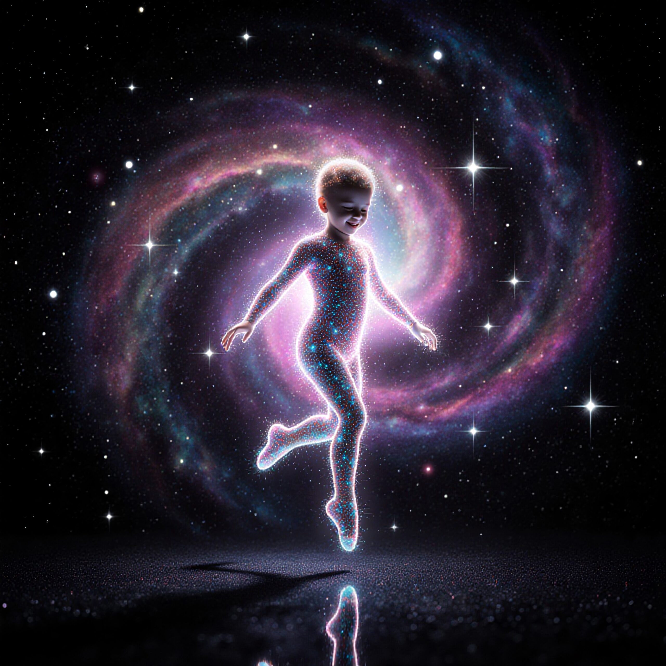Celestial Cosmic Dance Child Star