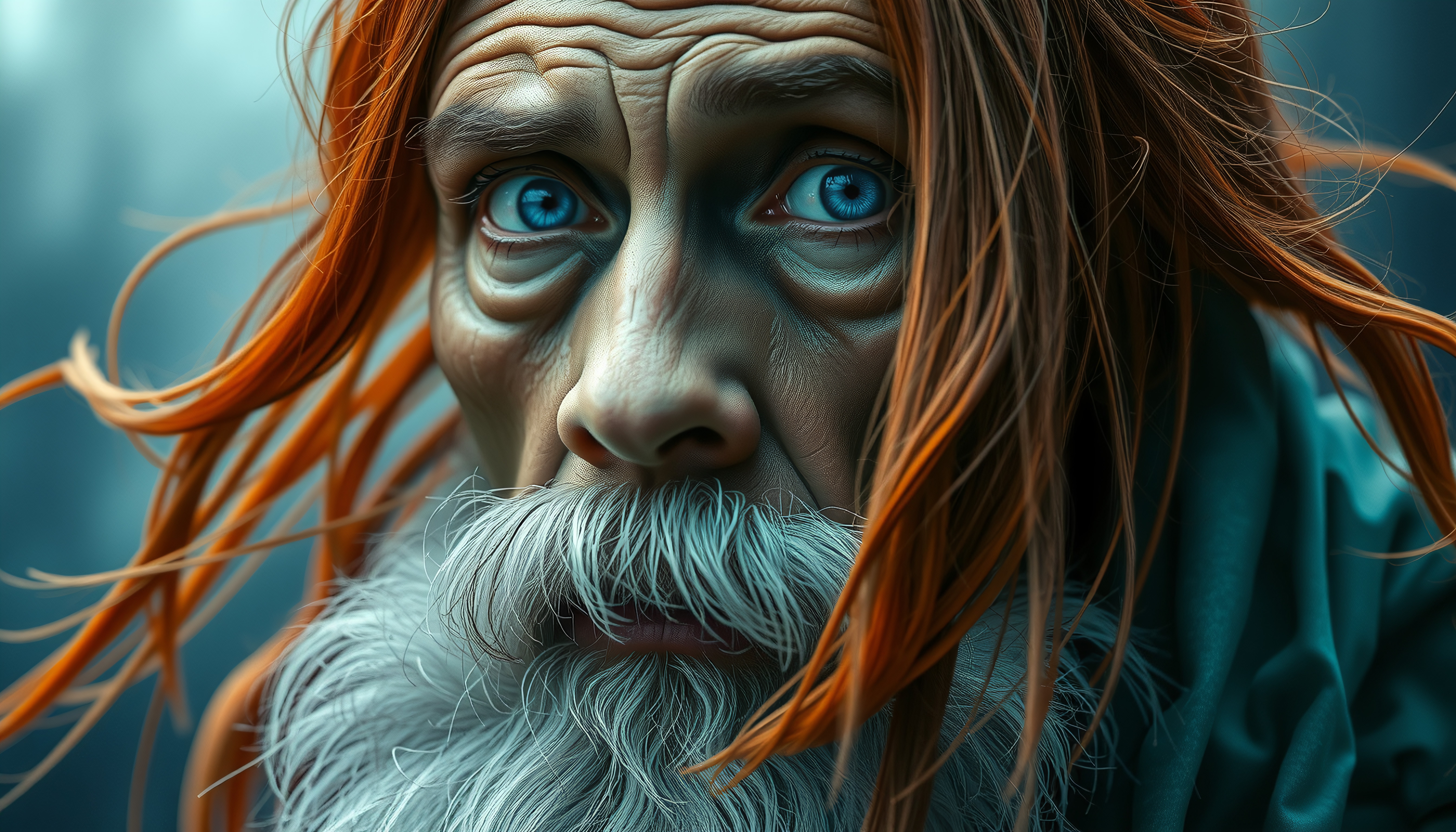 Mystic Wanderer’s Piercing Gaze