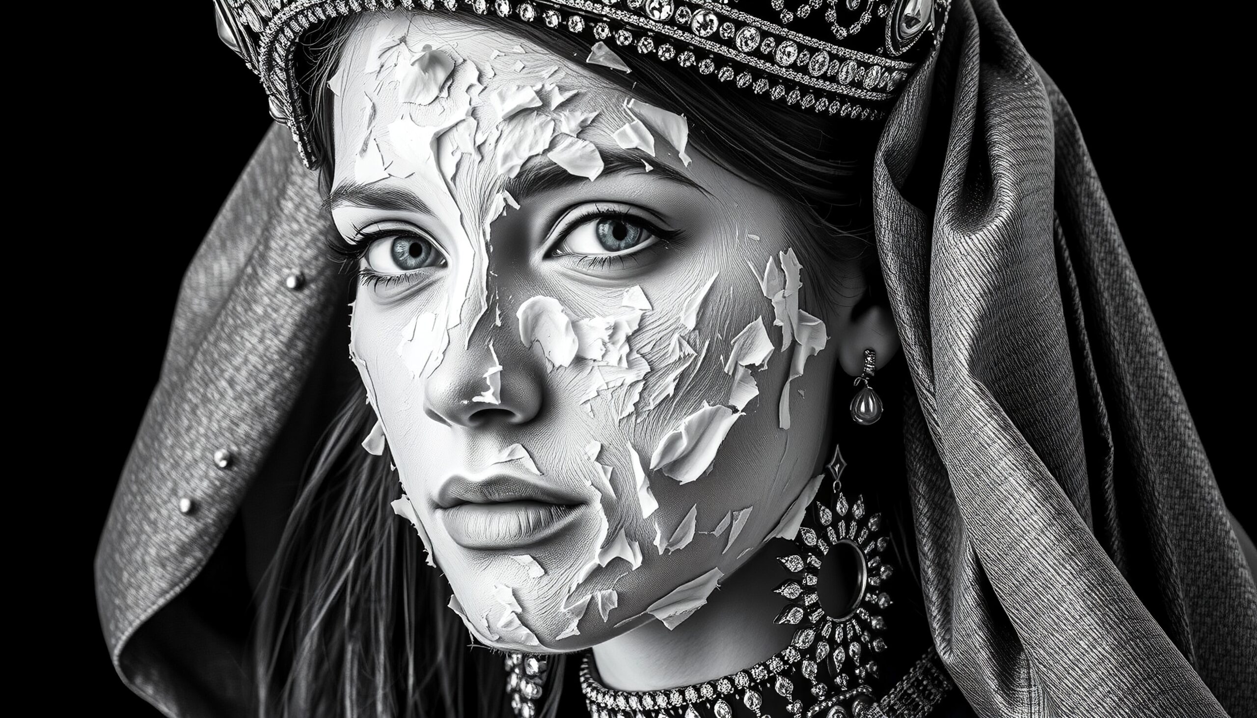 Regal Elegance Meets Artistic Decay