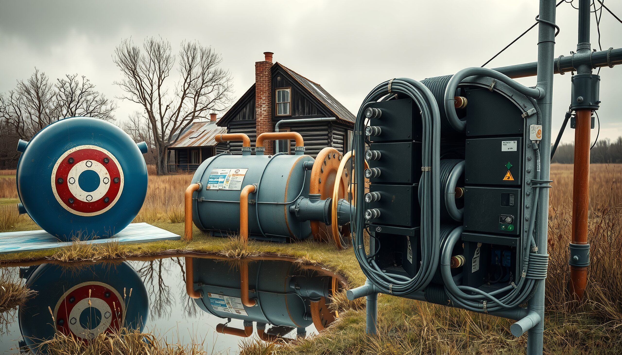 Rural Industrial Mystery Scene