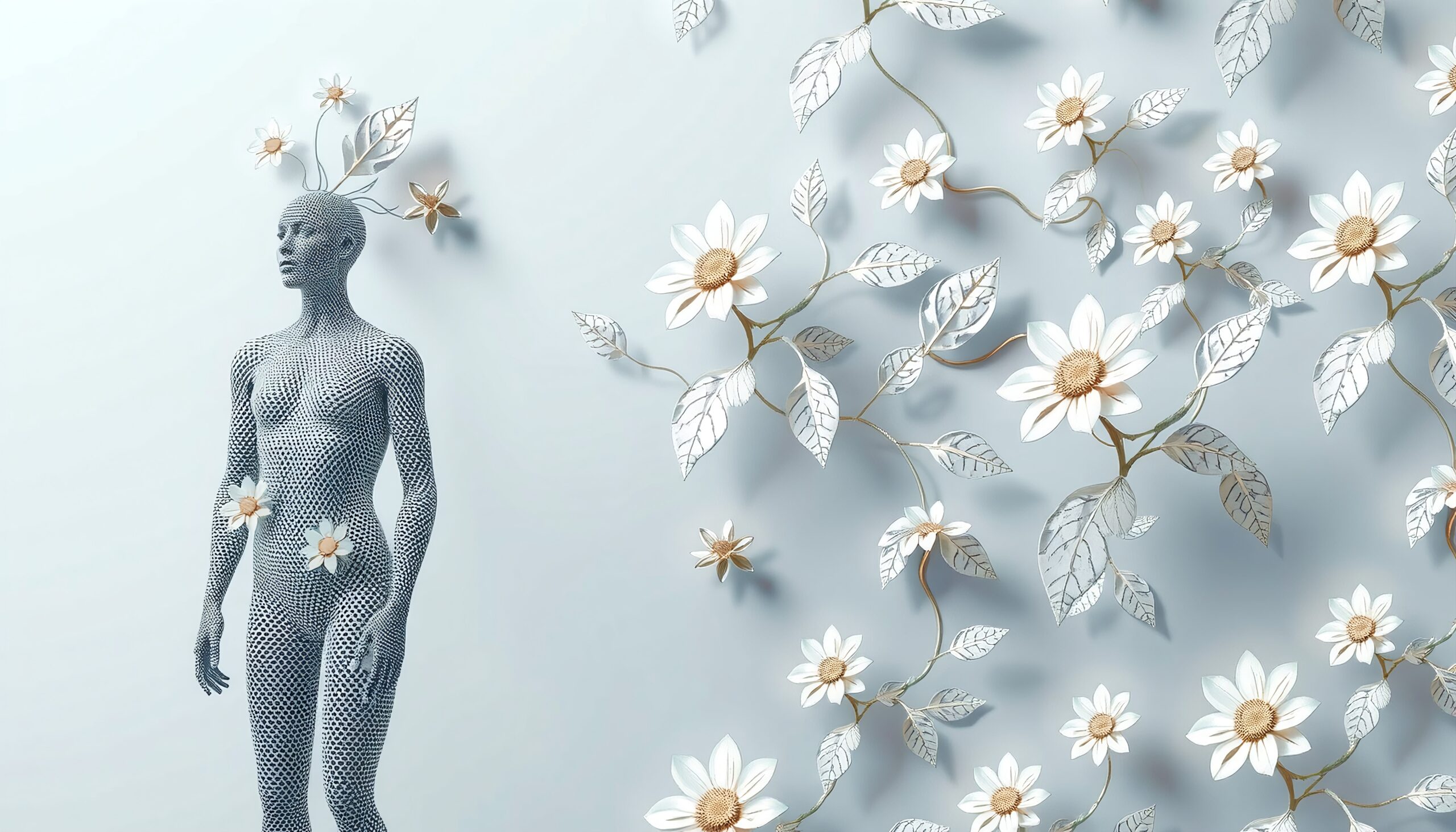 Nature and Humanity Intertwined Art