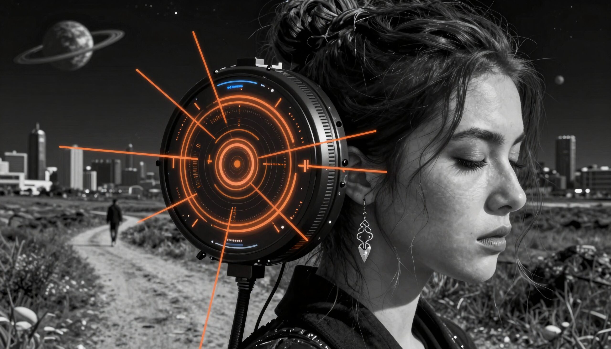 Futuristic Technology Meets Nature