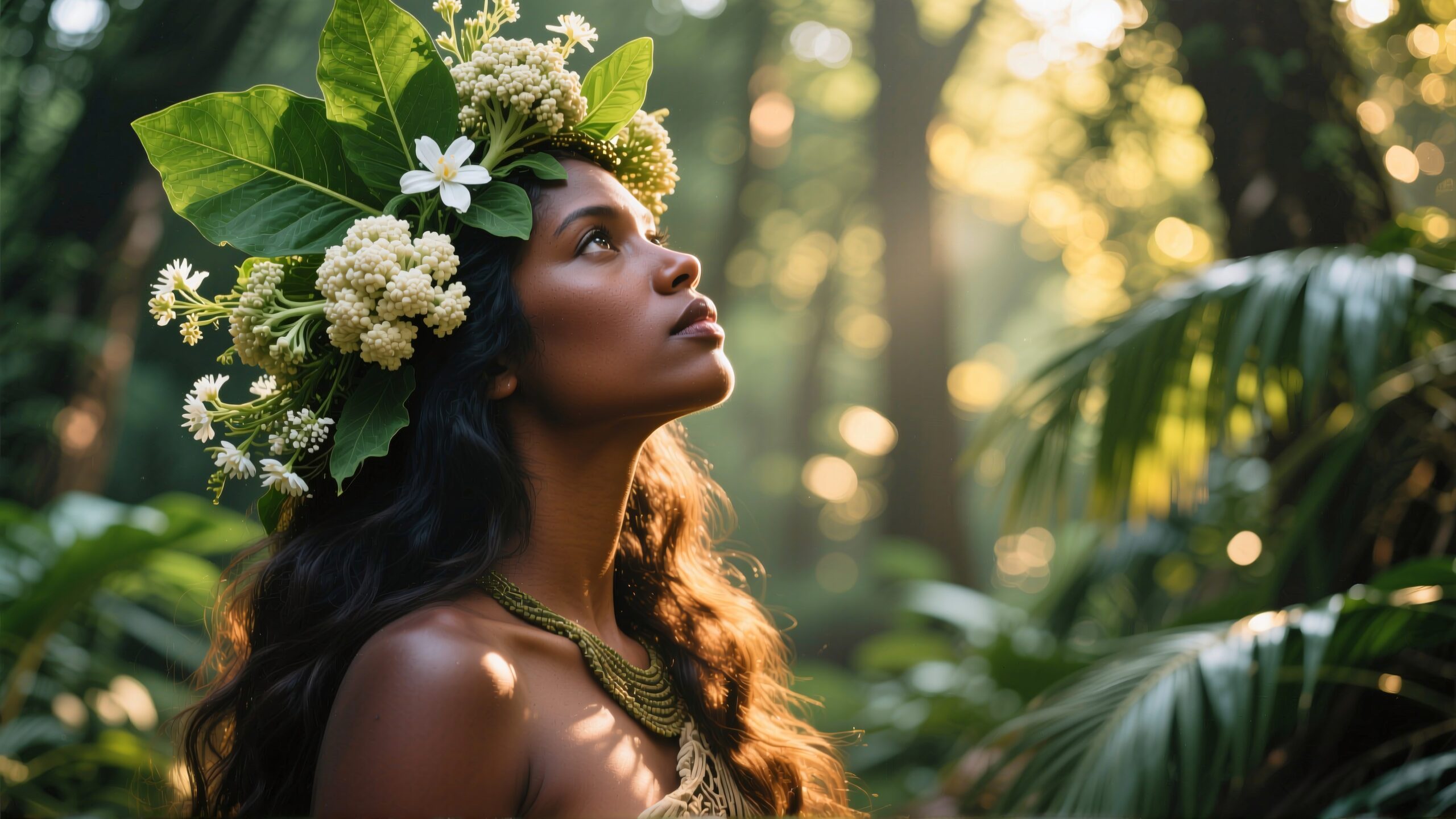Forest Spirit in Contemplative Moment