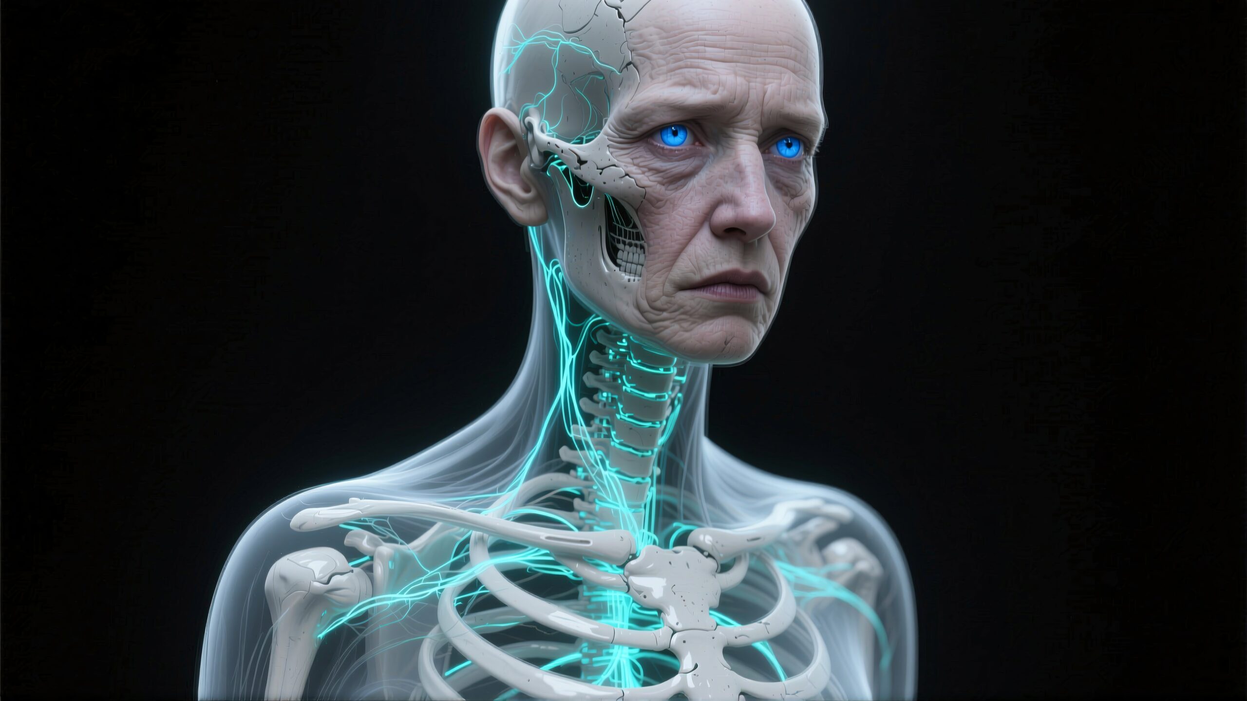 Aging Cyborg Contemplates Technological Existence