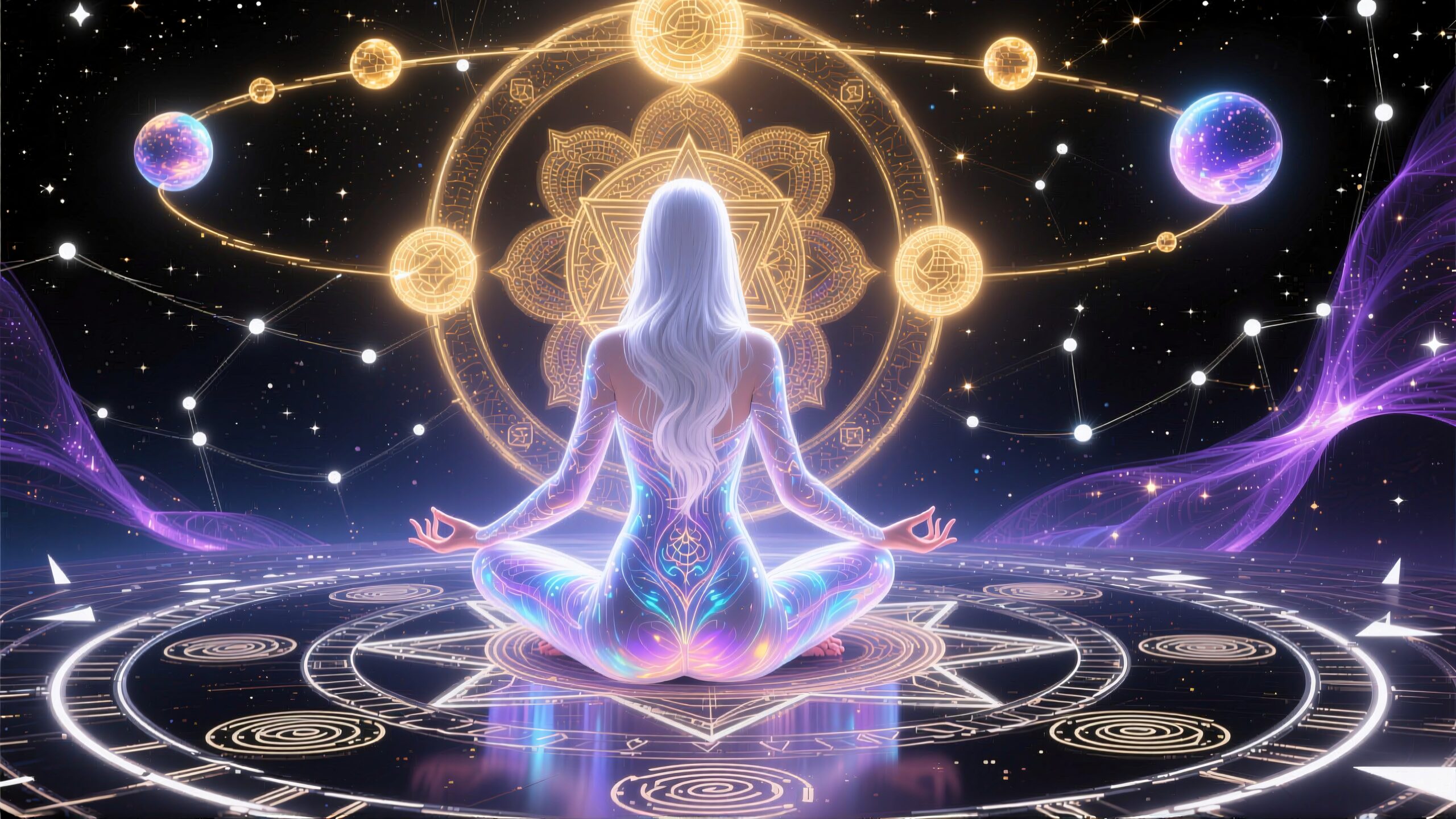 Cosmic Meditation with Celestial Harmony