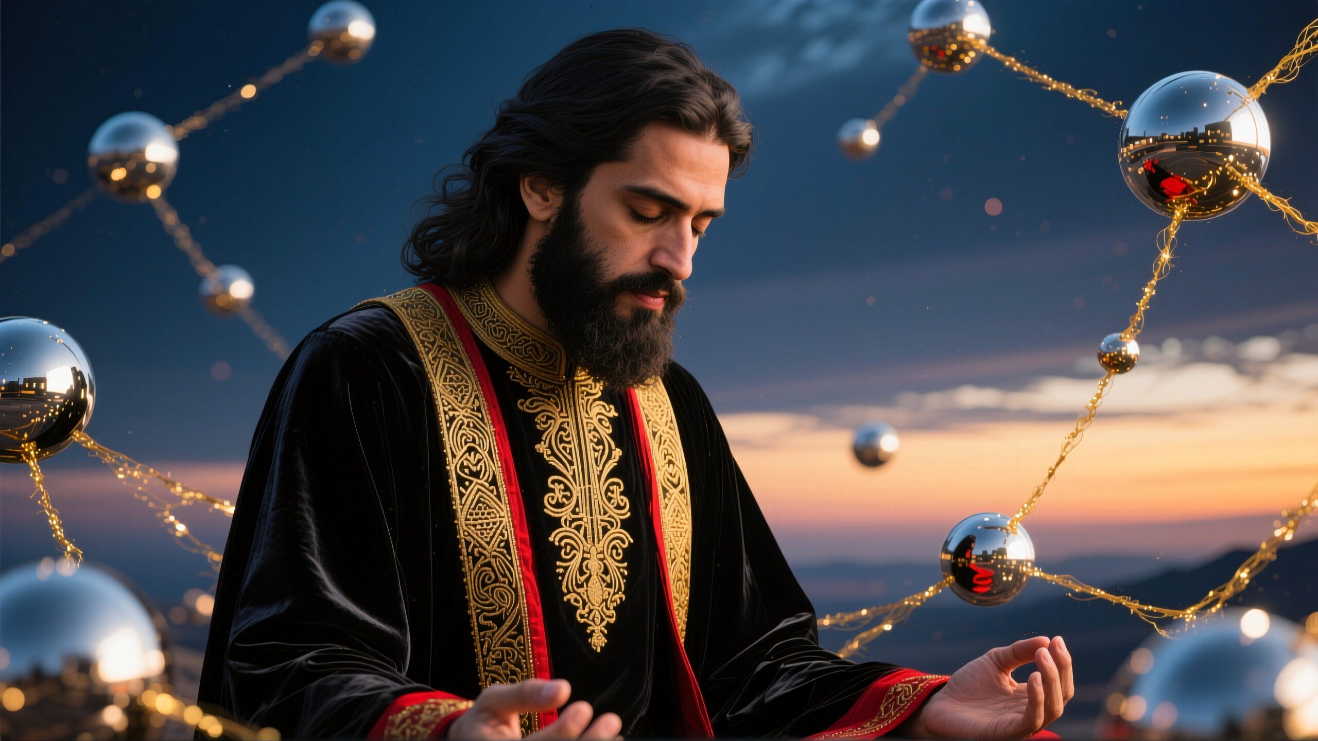 Mystic Meditation at Dusk