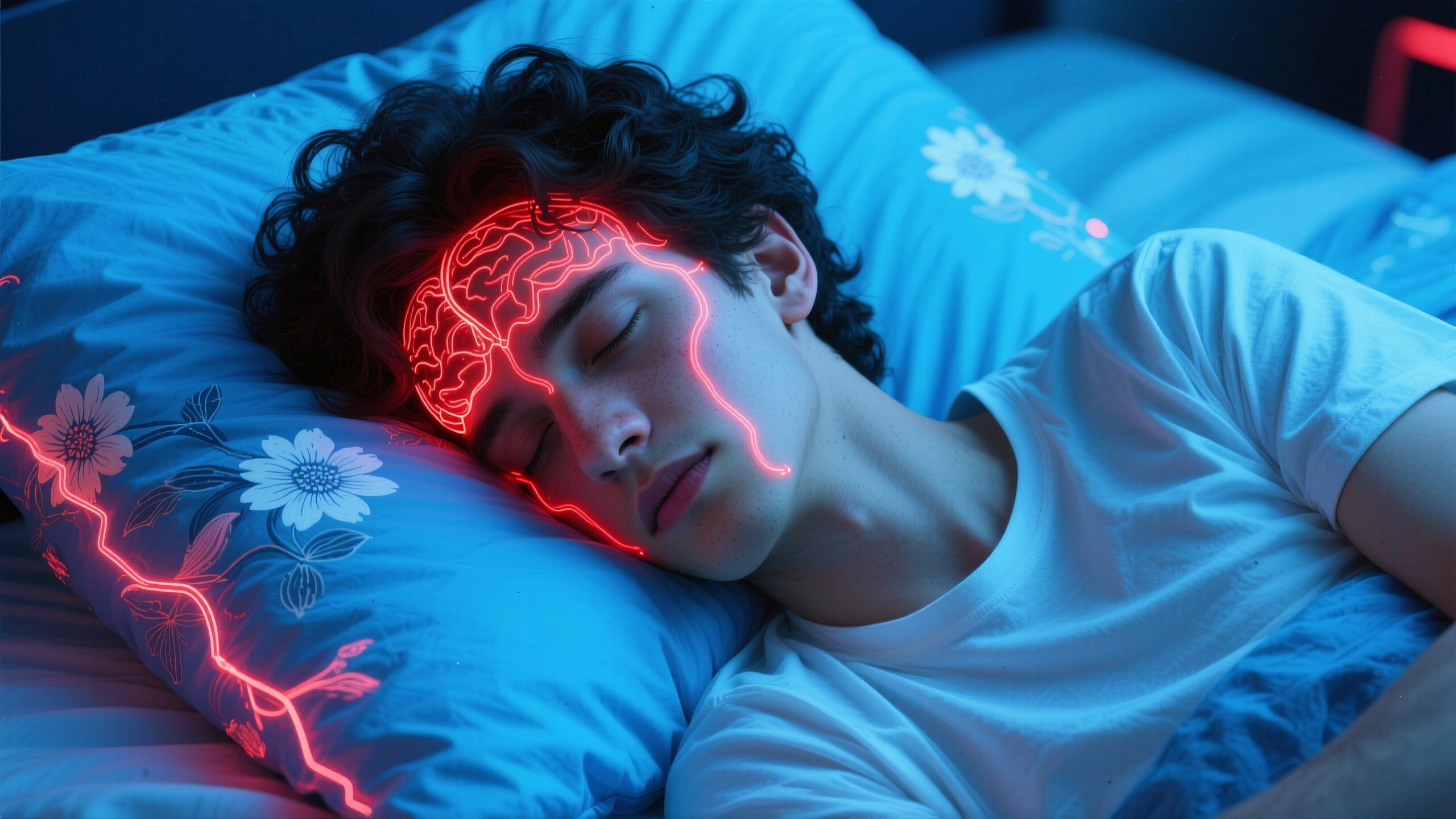 Glowing Brain During Sleep