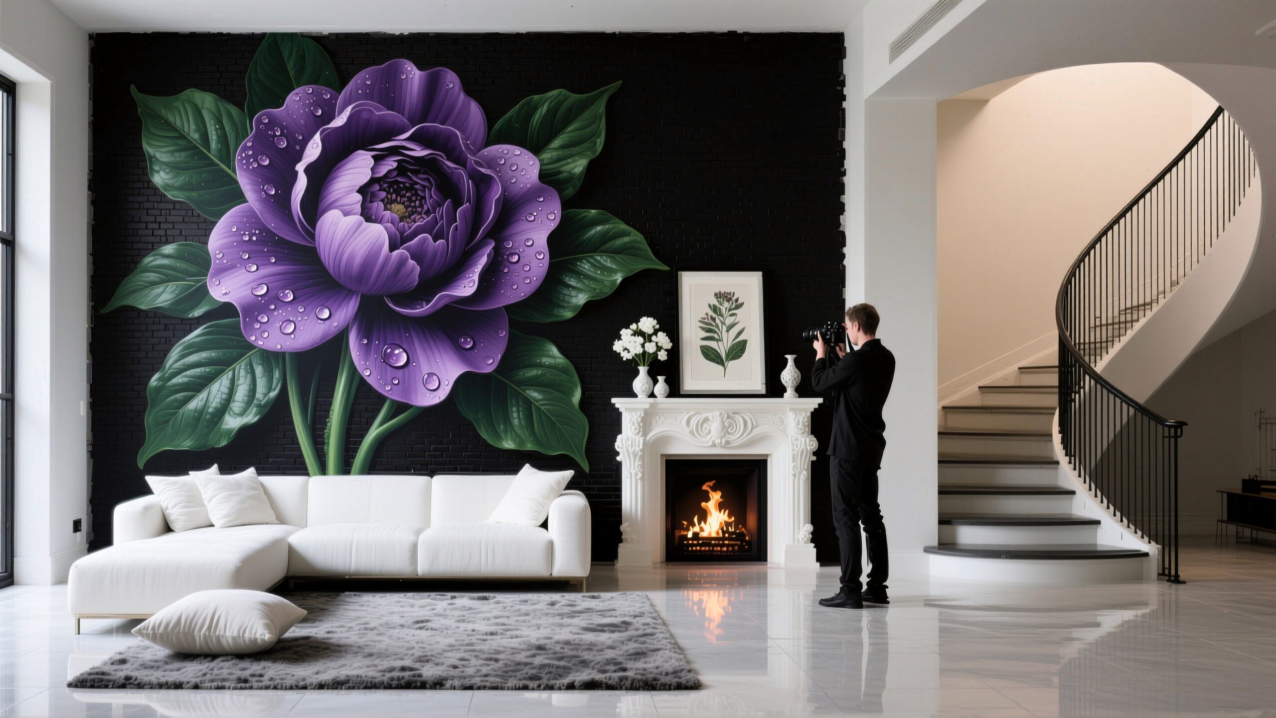 Elegant Living Room Artistry