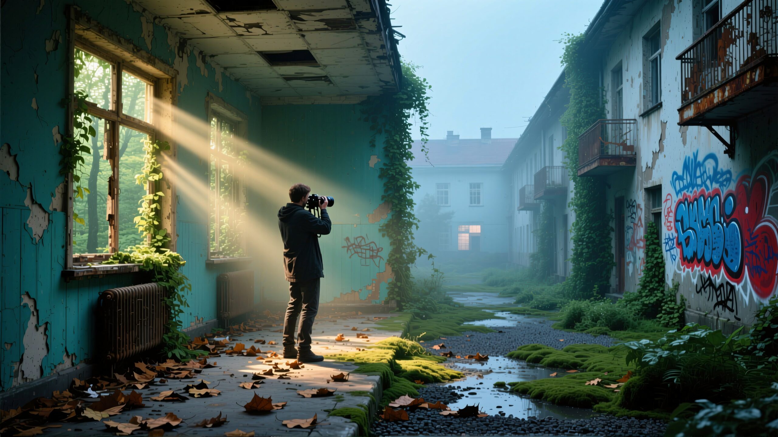 Nature Reclaims An Urban Space