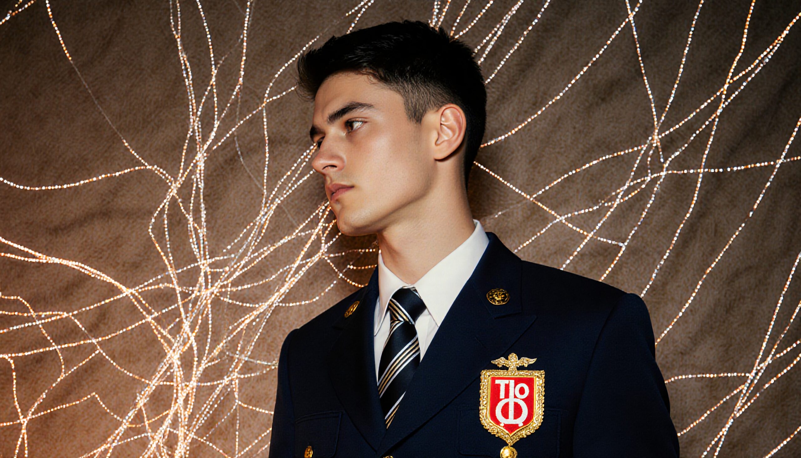 Young Man in Formal Uniform