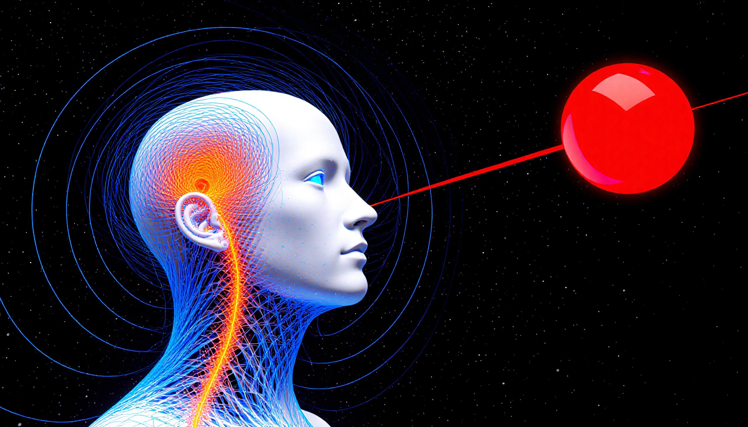 Human-Machine Connection Through Laser