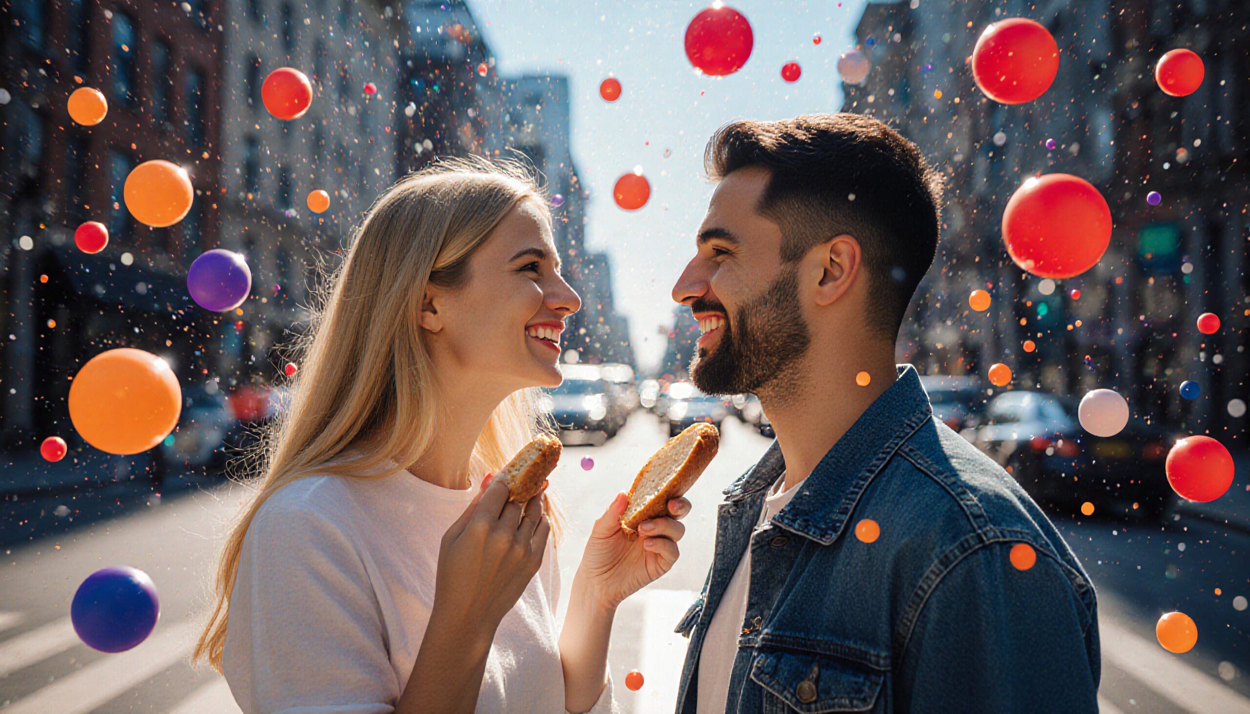 Joyful Lunch in Urban Wonderland