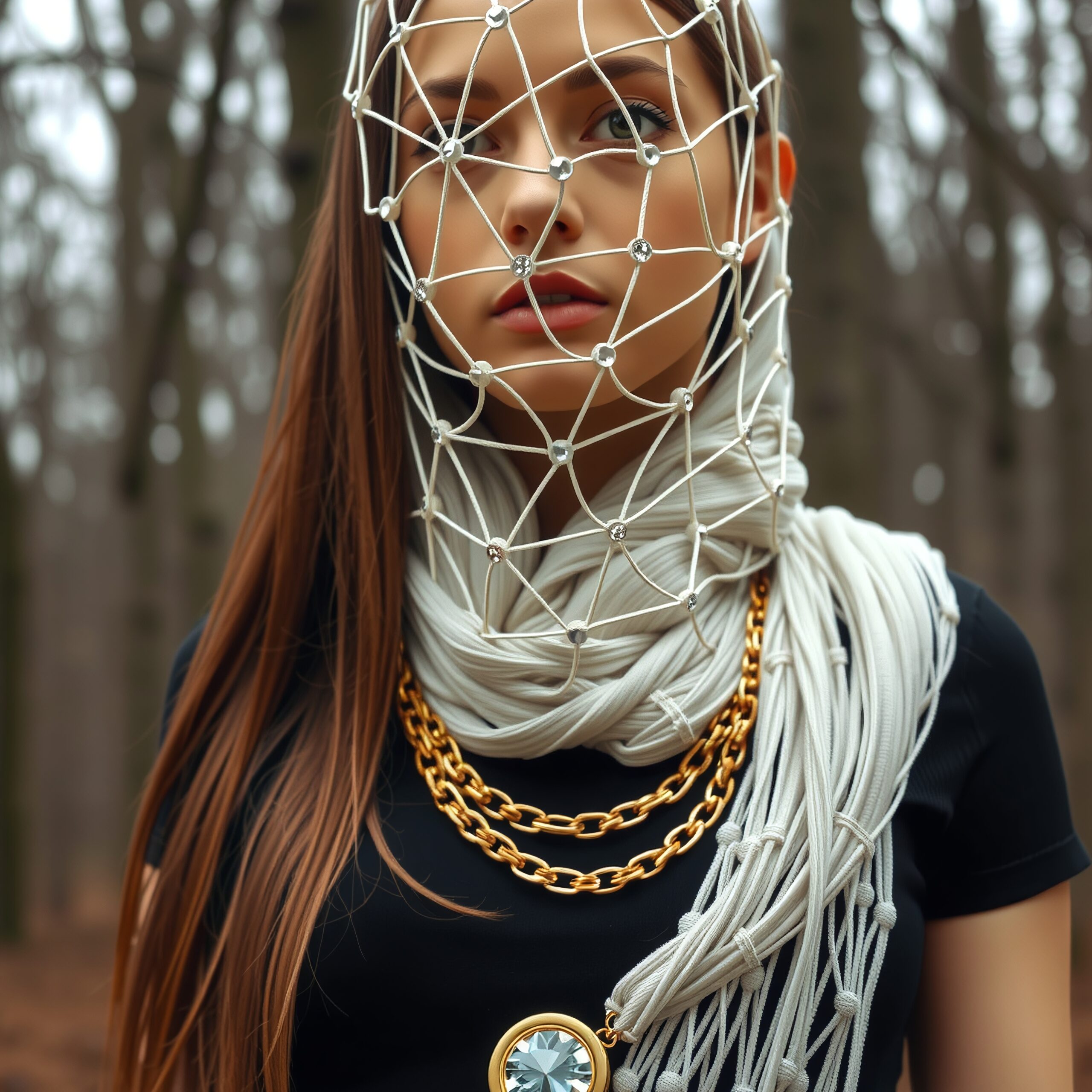 Fashion and Nature Elegance Combined