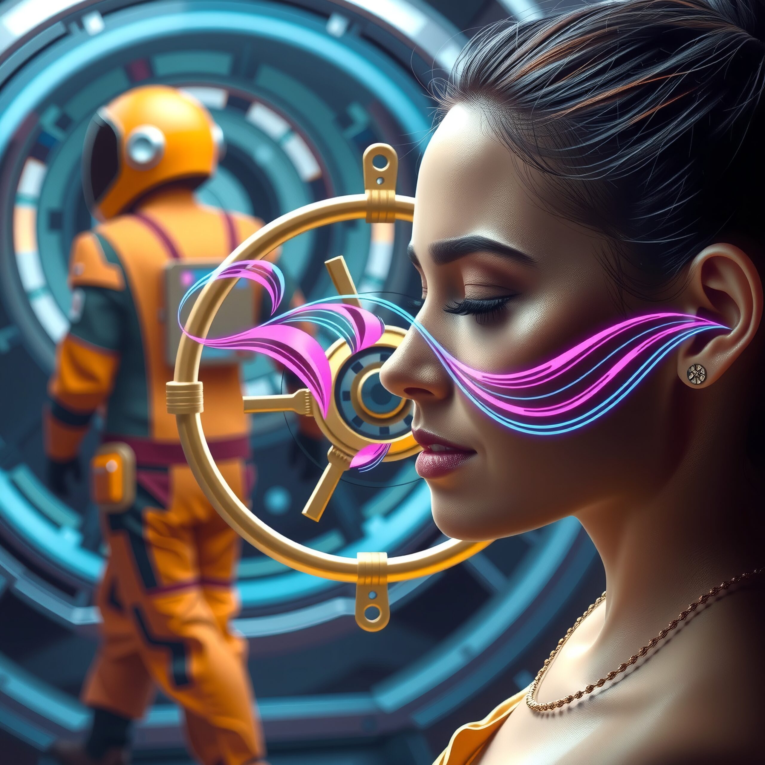 Futuristic Harmony of Technology