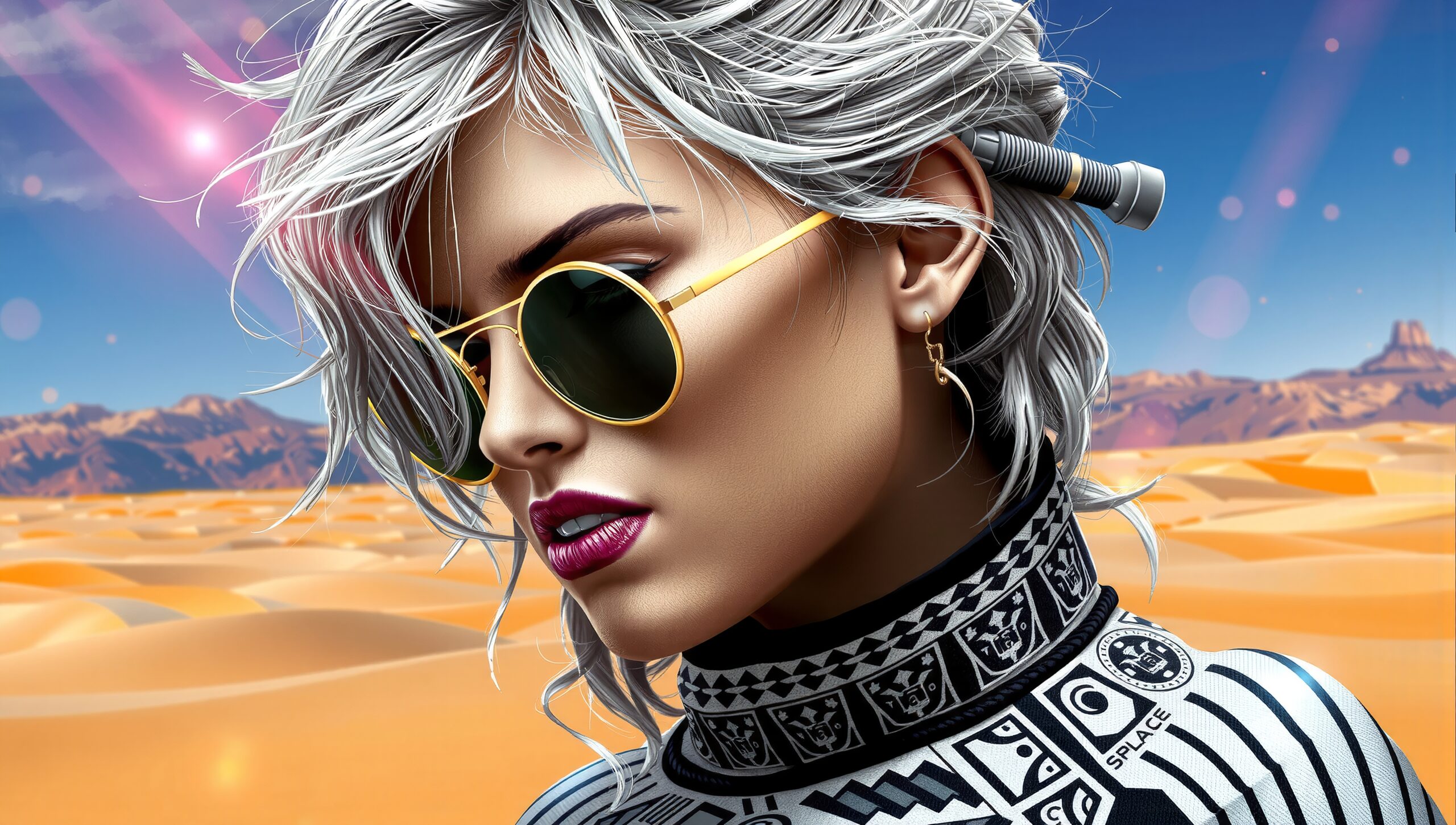 Modern Desert Fashion Portrait
