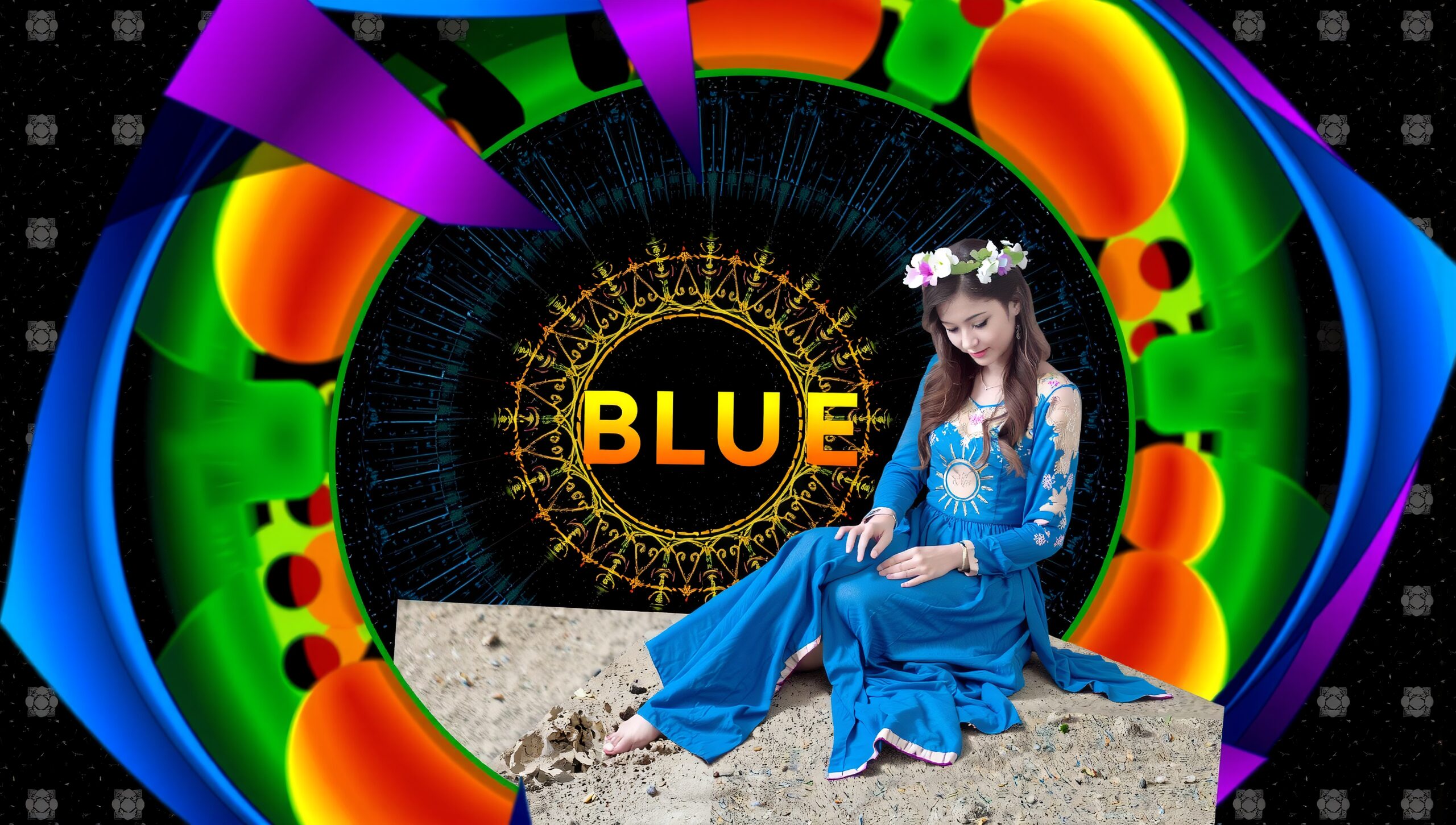 Colorful Fusion with Traditional Elegance