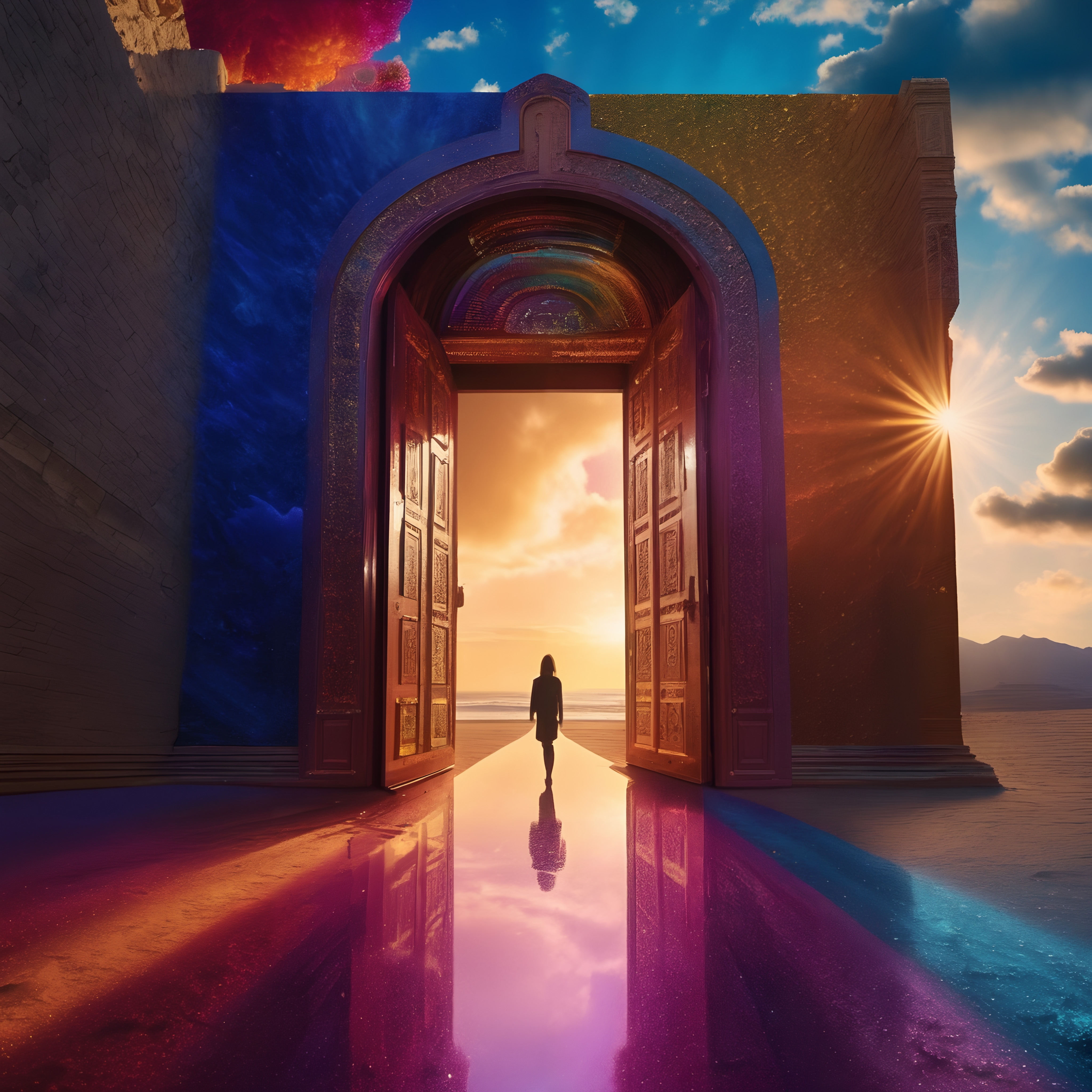 Enigmatic Doorway to Dreamscape