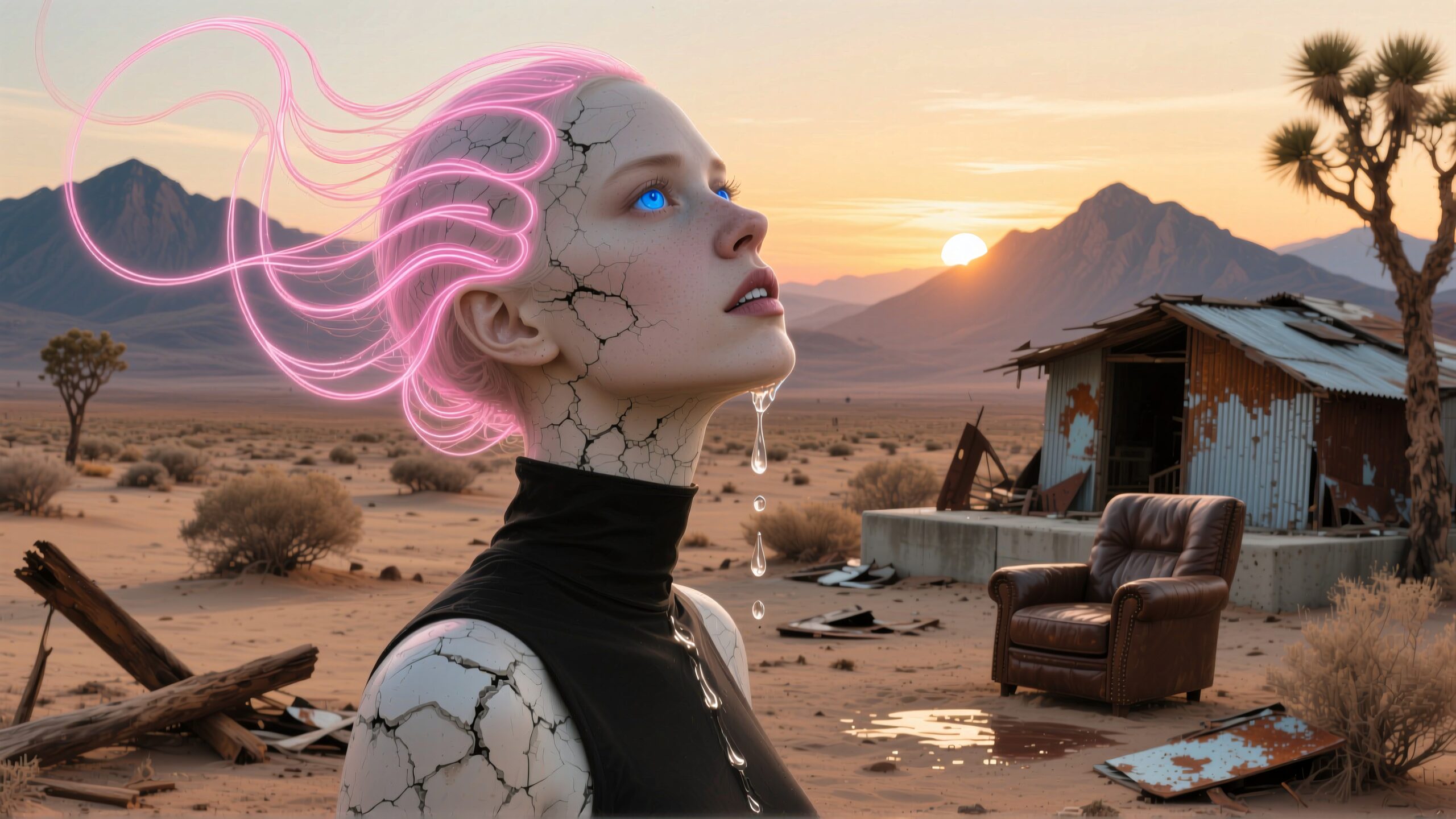 Deserted Futuristic Dreamscape Vision