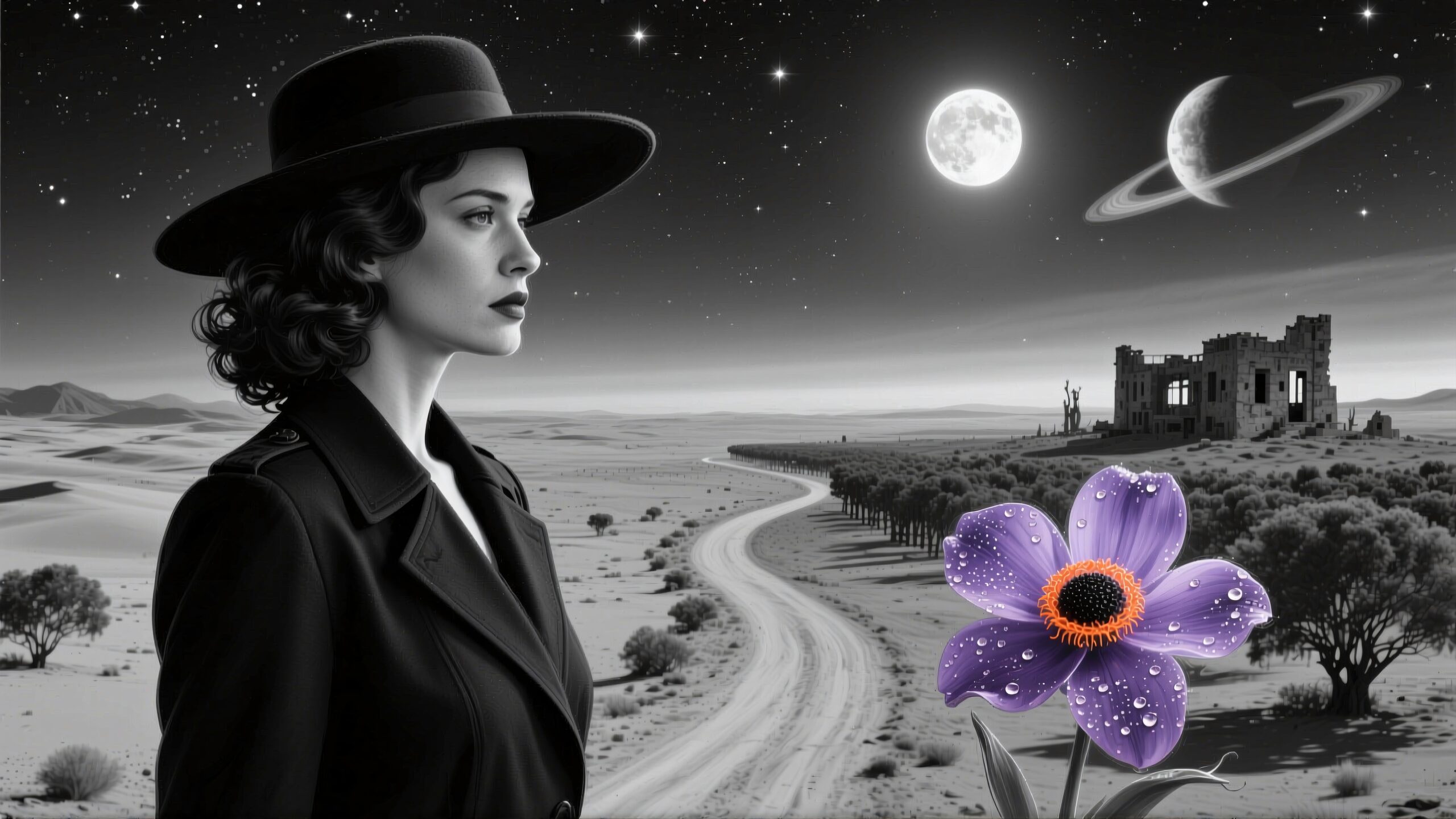 Mystical Desert Night Journey