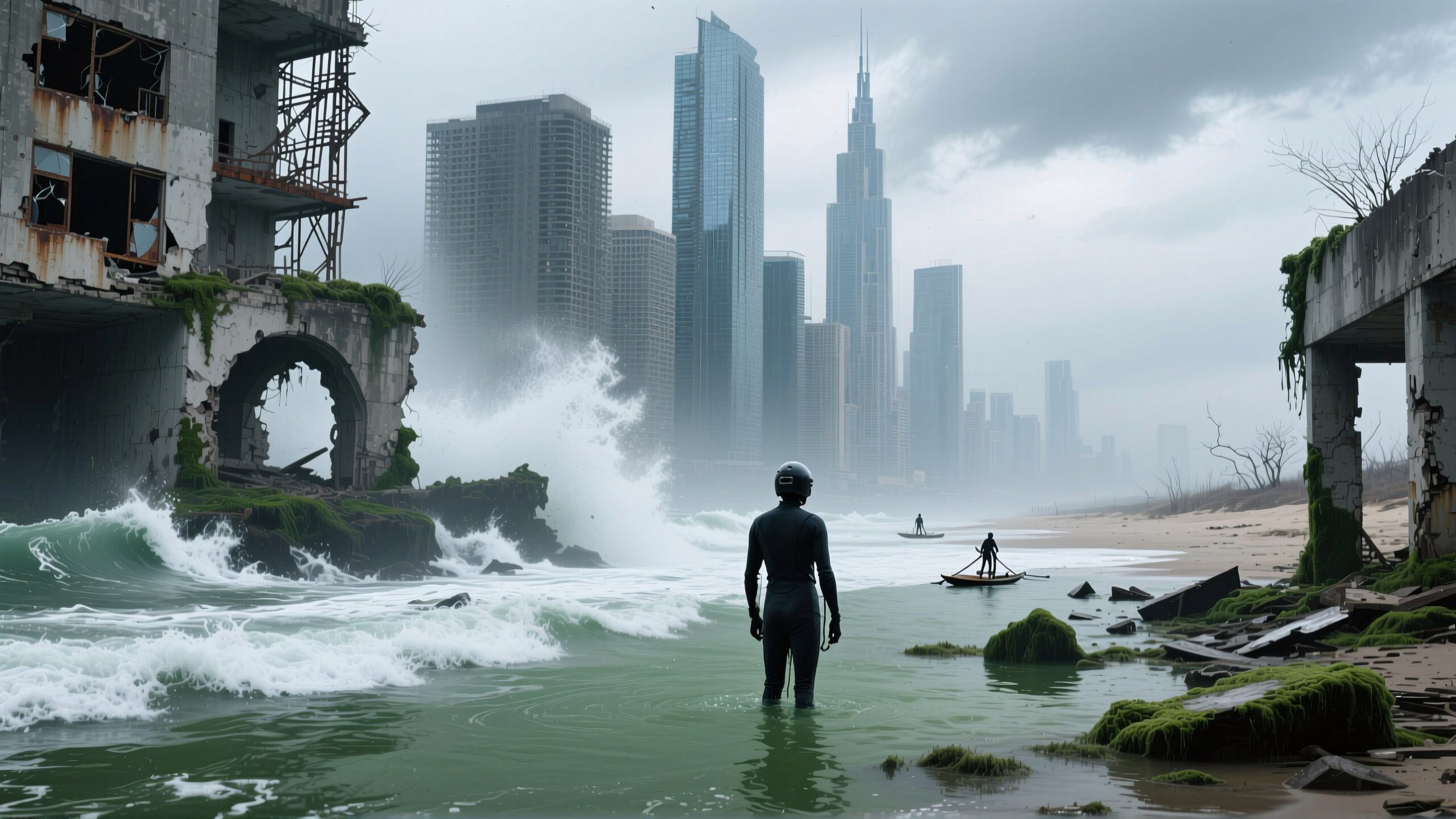 Post-Apocalyptic Urban Seascape