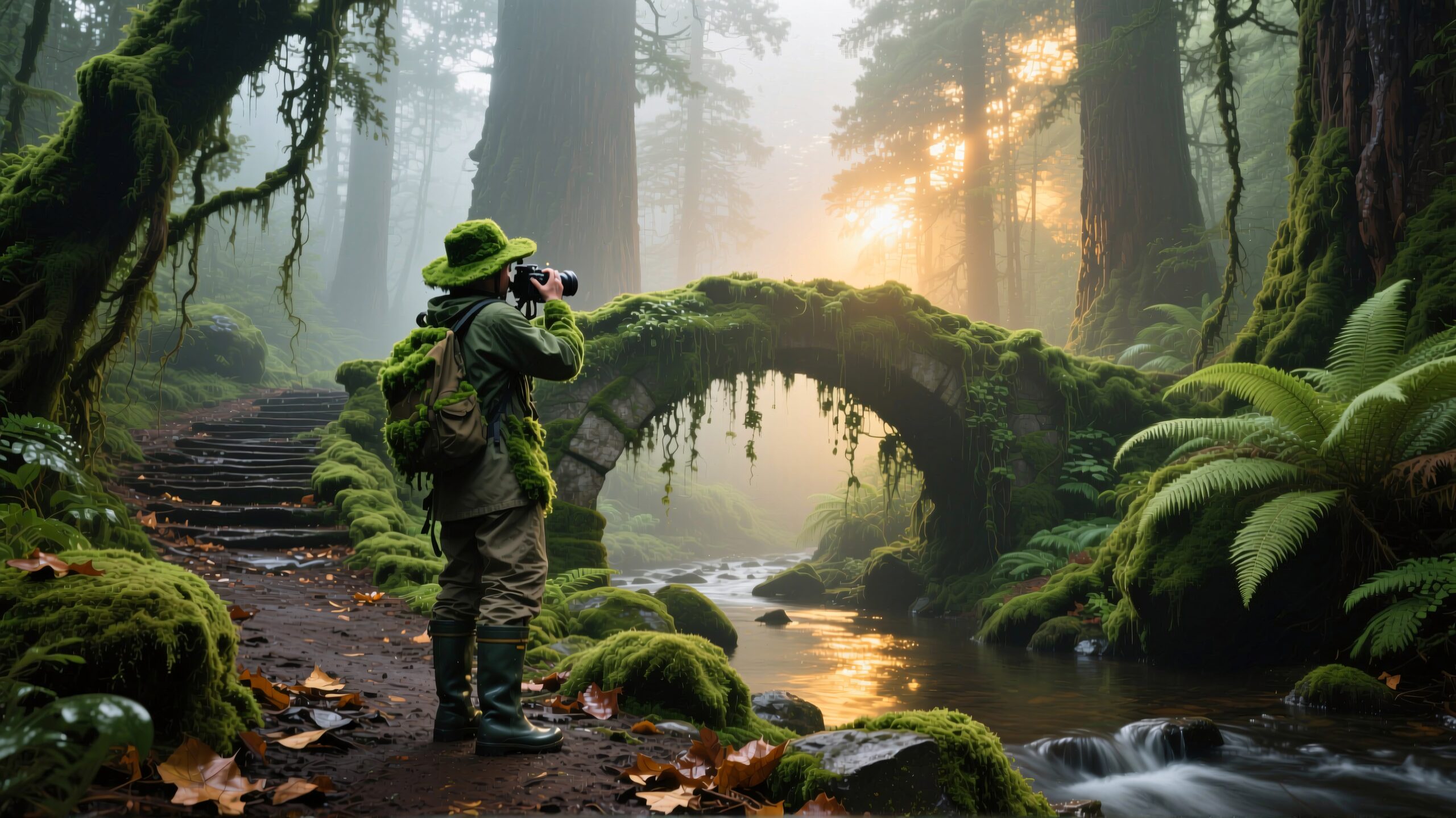 Misty Forest Sunrise Photography Adventure