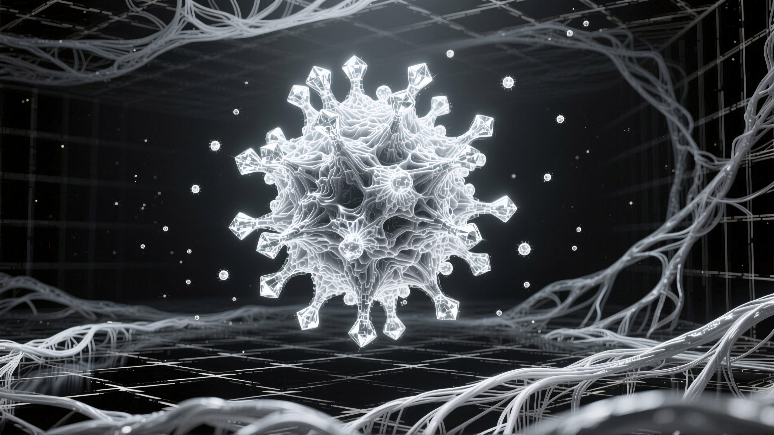 Futuristic Virus Structure Design