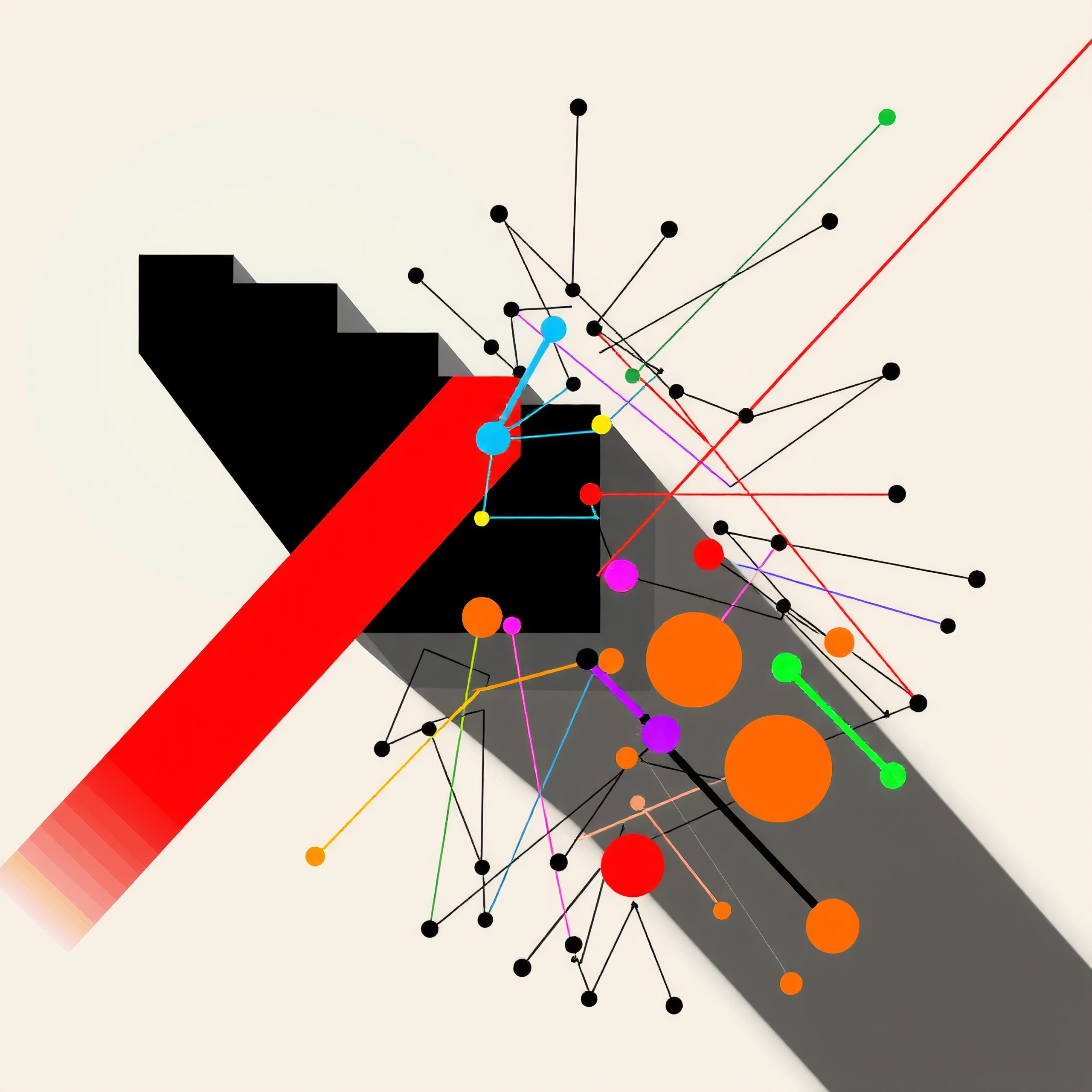 Colorful Geometric Abstract Network