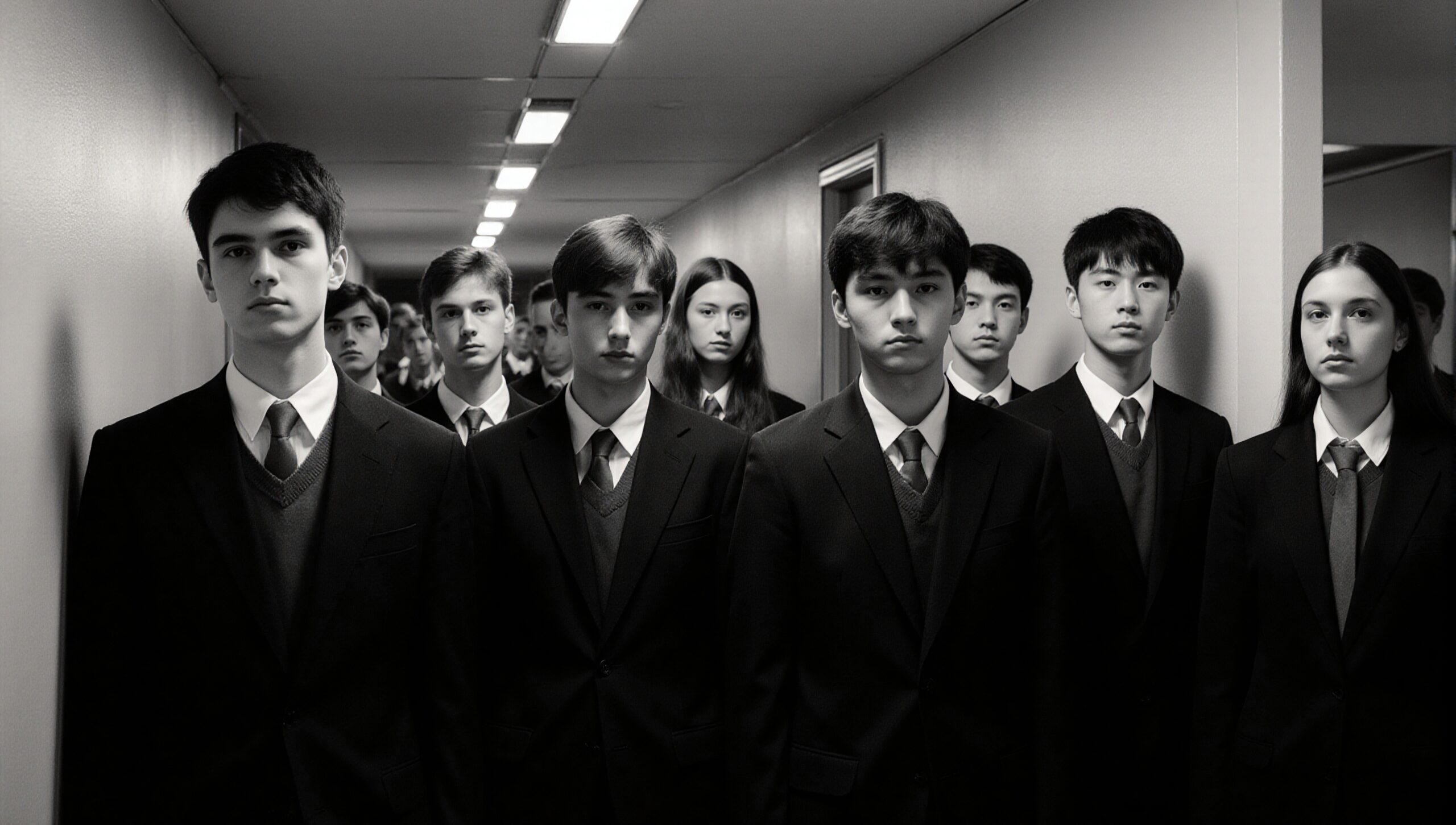 Uniform Silence in Narrow Hallway