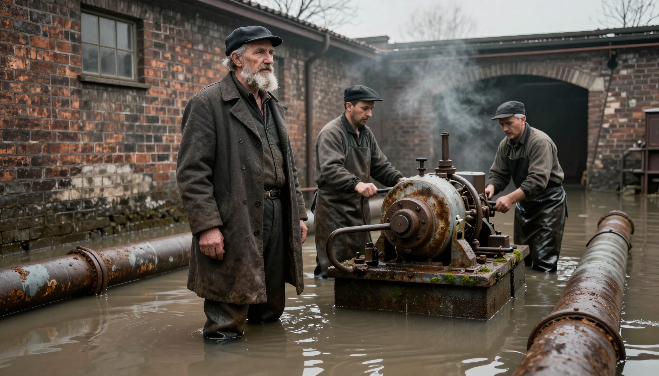 Resilient Workers Repair Machinery