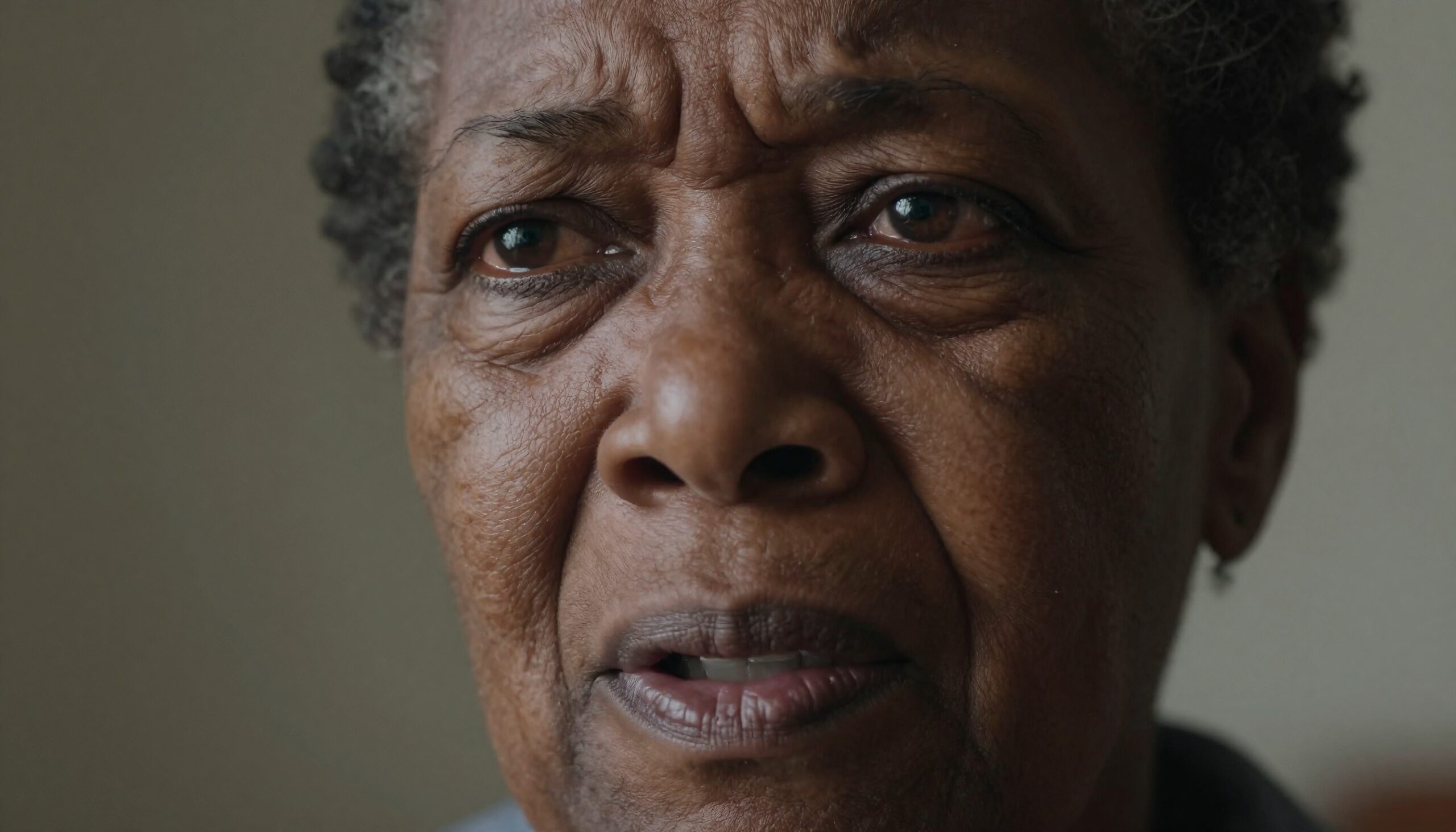 Elderly Reflection Eyes of Experience